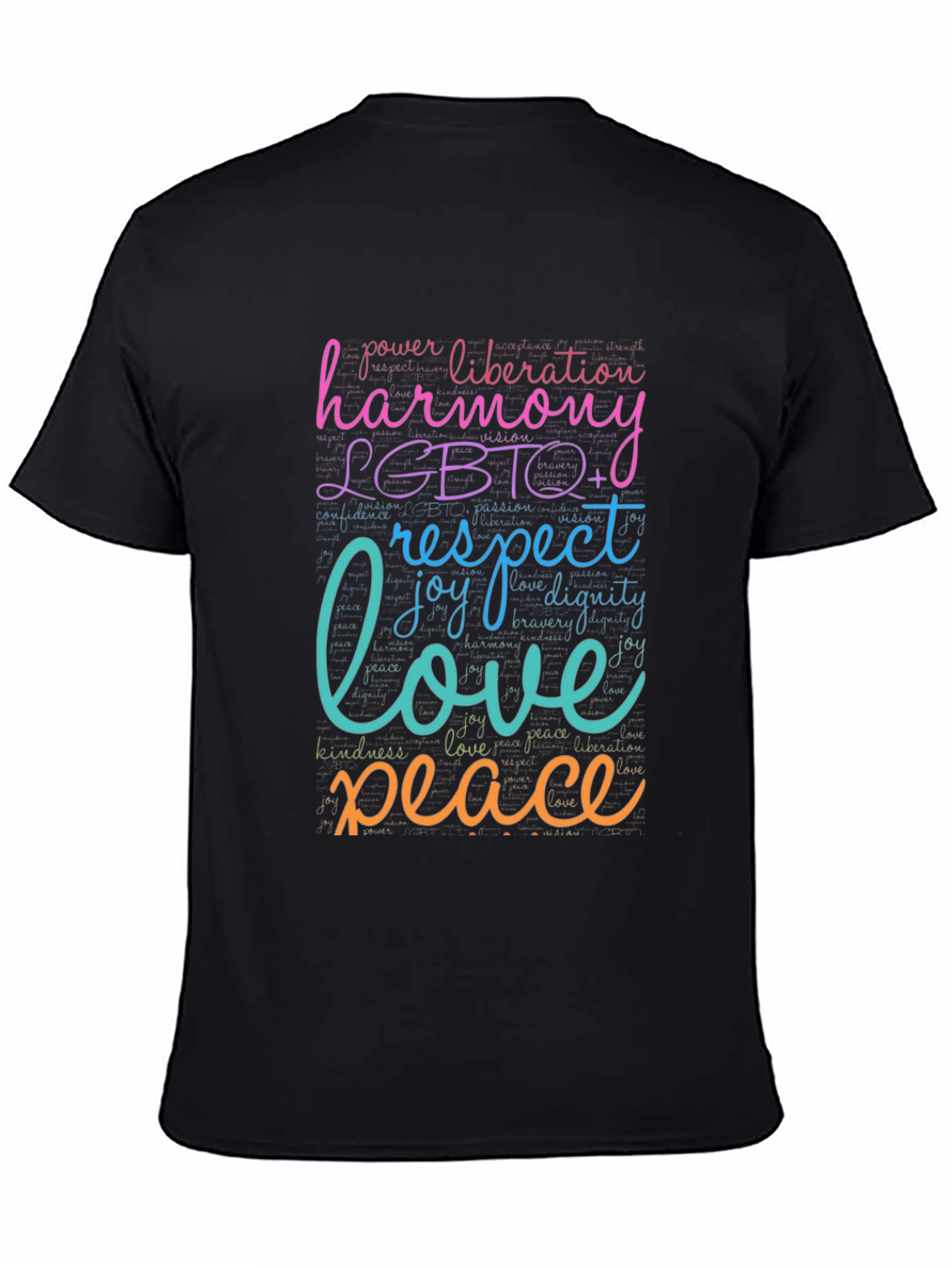 LGBTQ+ Harmony Love Peace Graphic T-Shirt