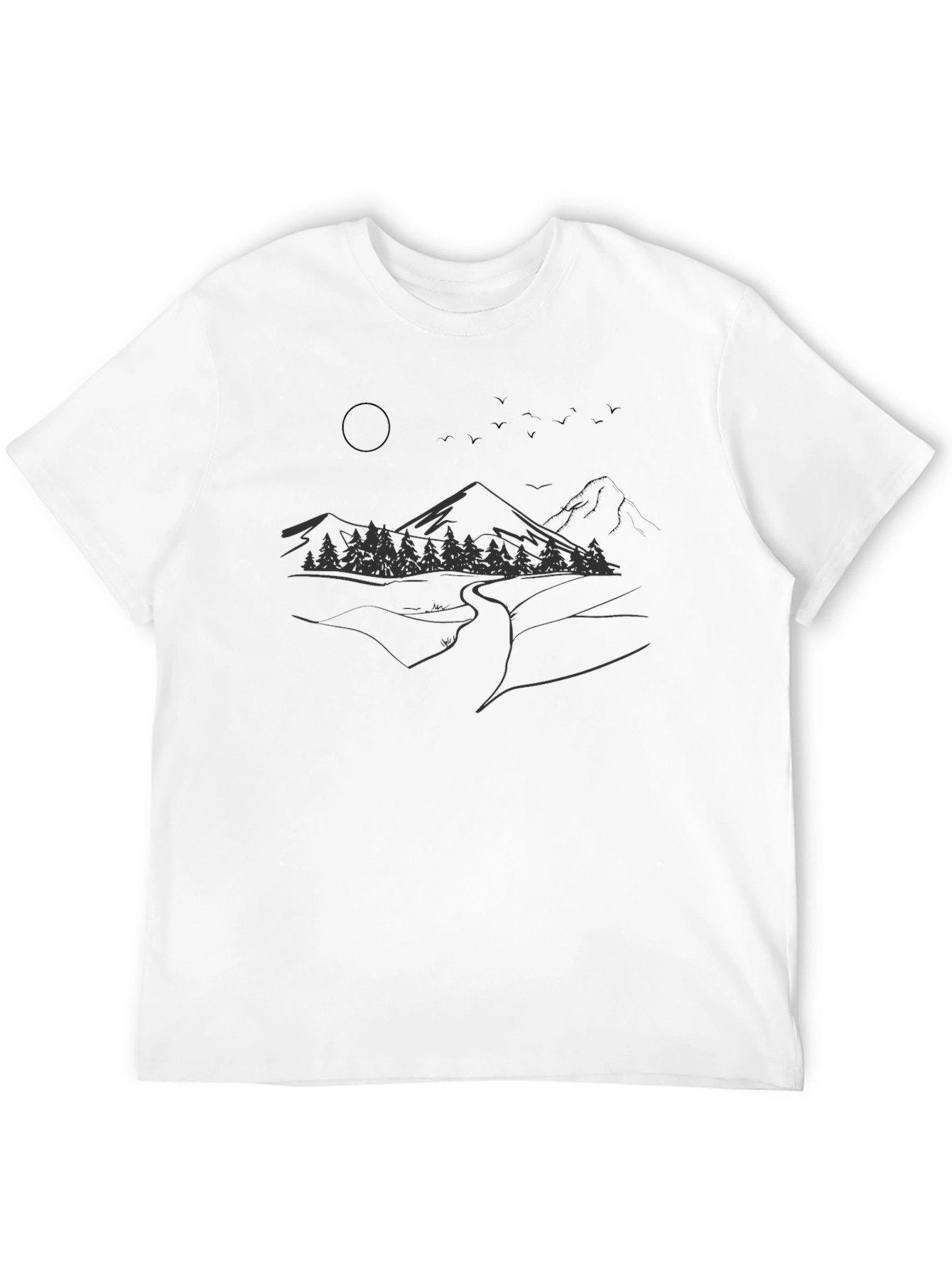 Mountain Landscape Graphic T-Shirt