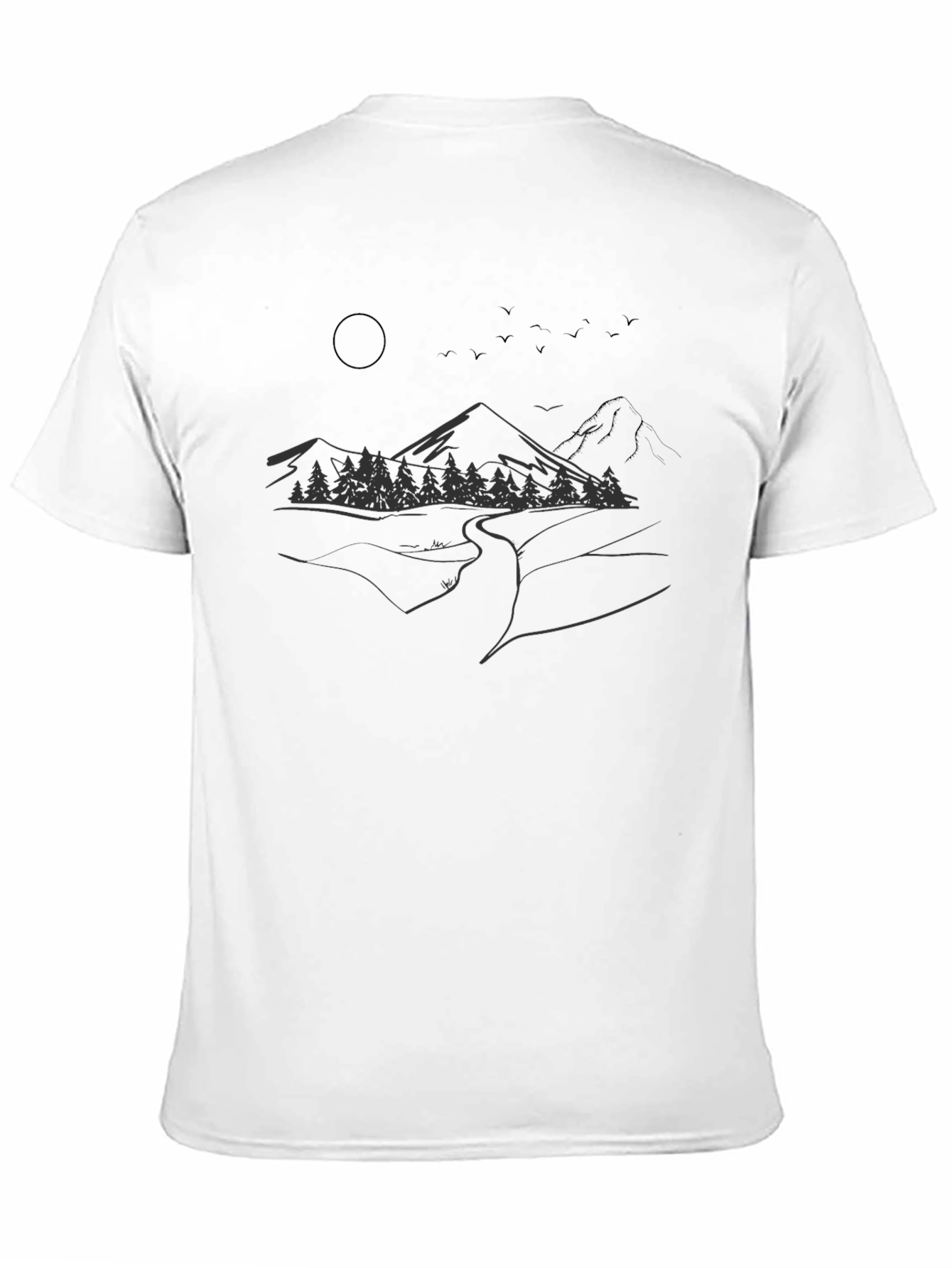 Mountain Landscape Graphic T-Shirt