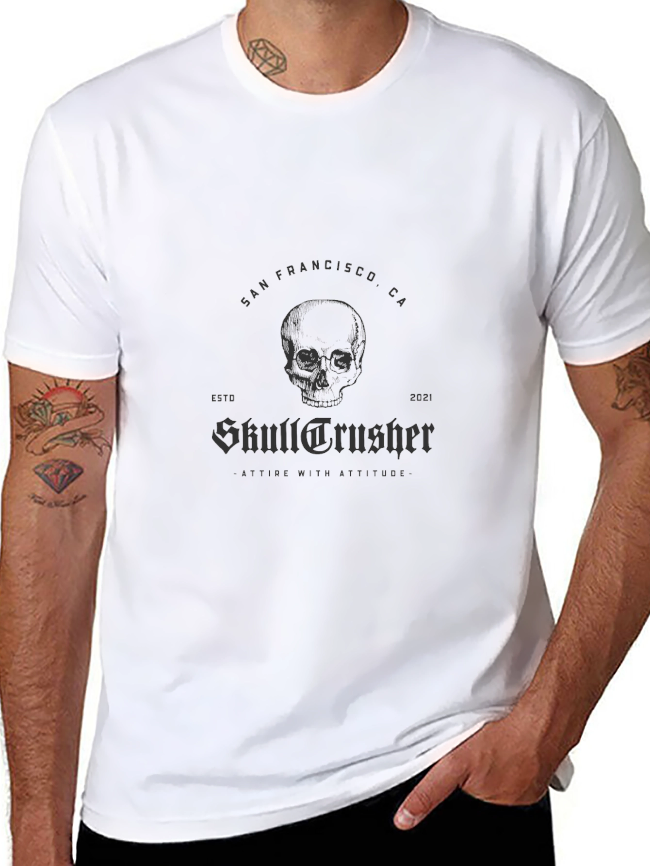 Skullcrusher Graphic T-Shirt - Black