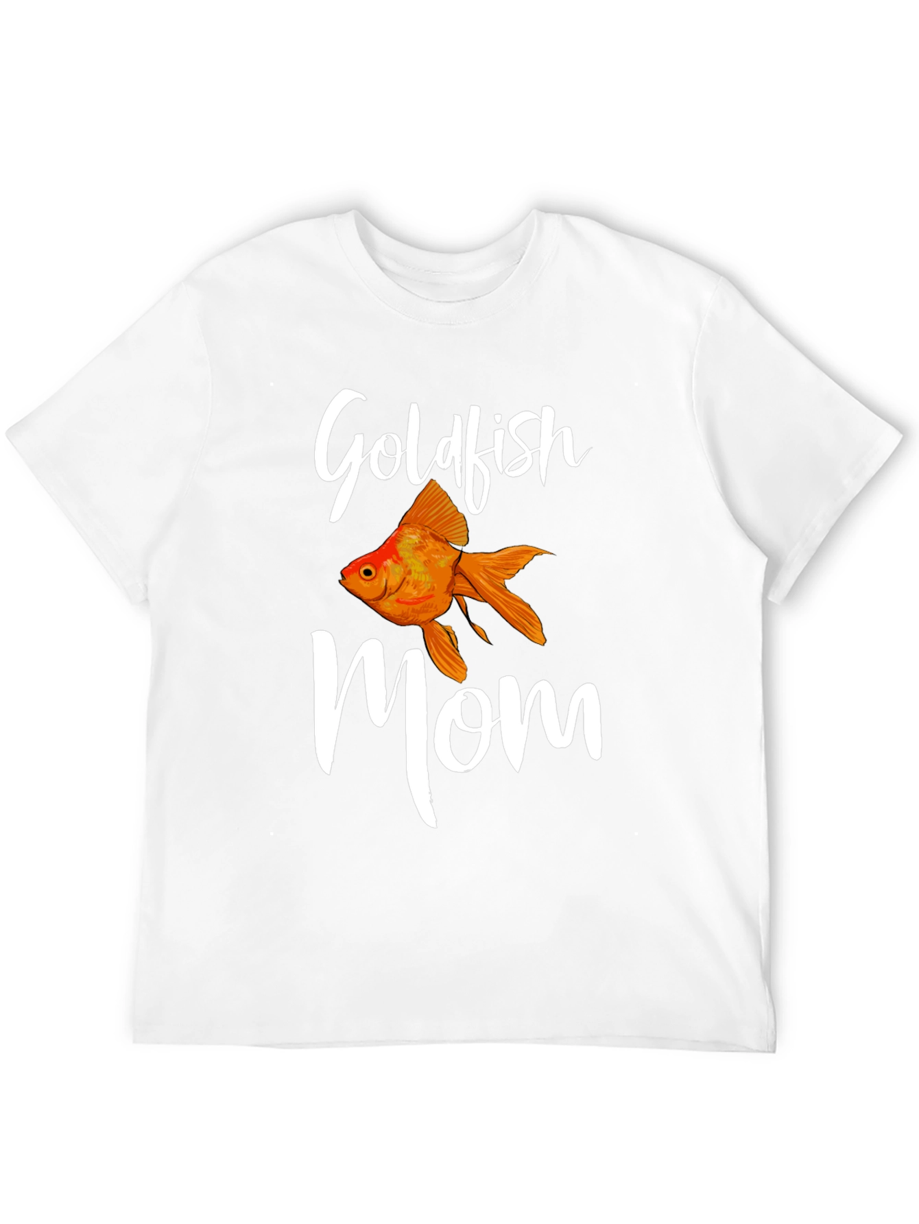 Goldfish Mom Black T-Shirt