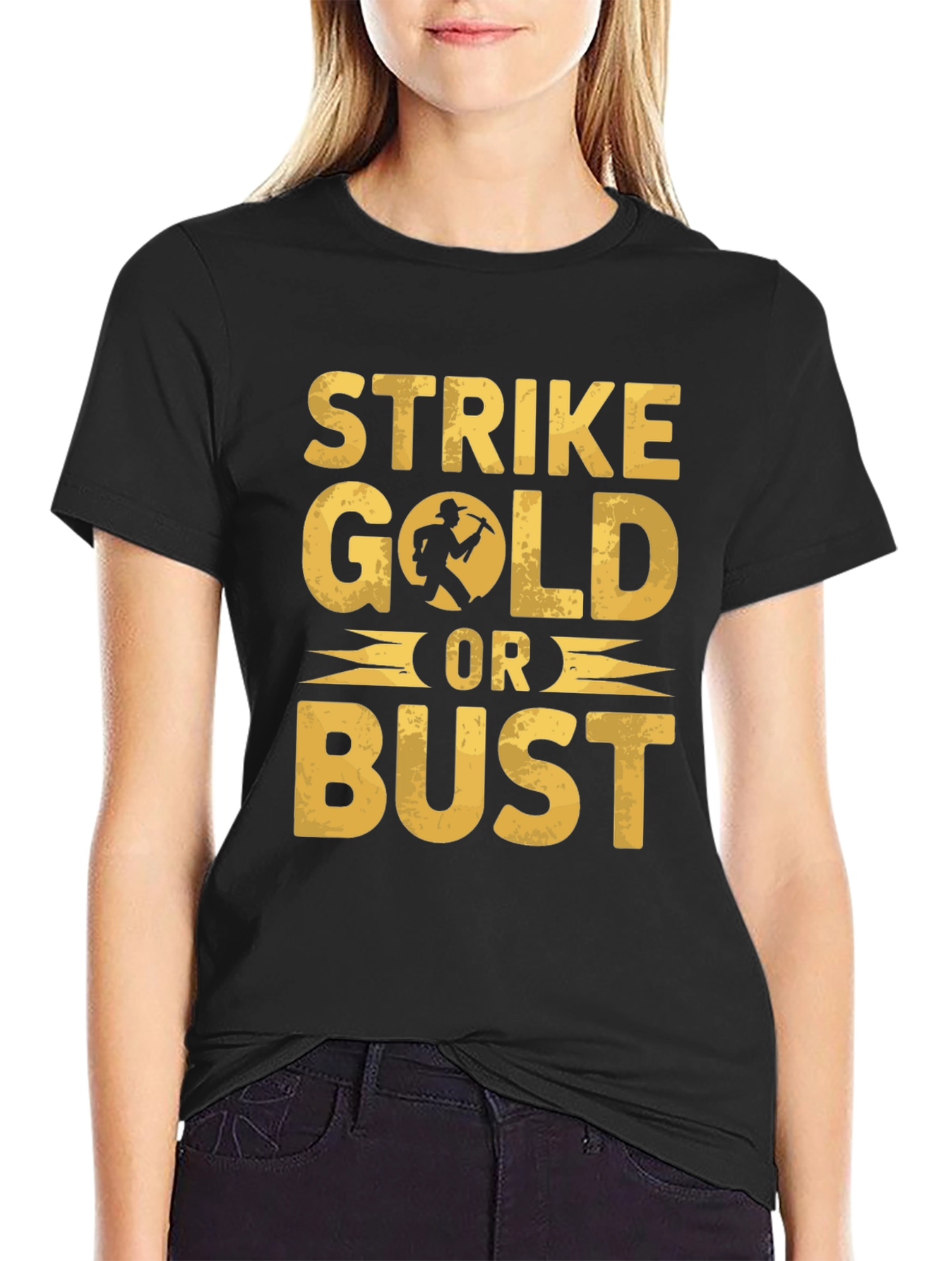 Strike Gold T-Shirt - Classic Prospector Graphic Tee