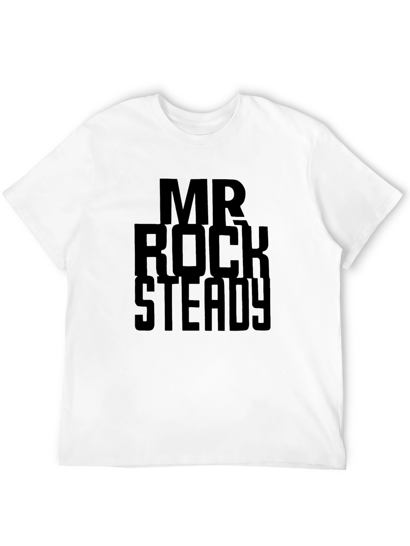 Mr. Rock Steady Black Graphic Tee