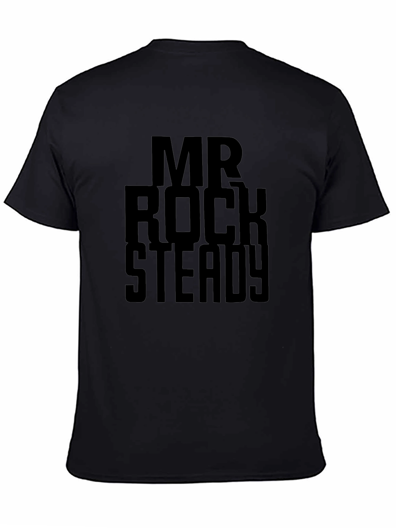 Mr. Rock Steady Black Graphic Tee