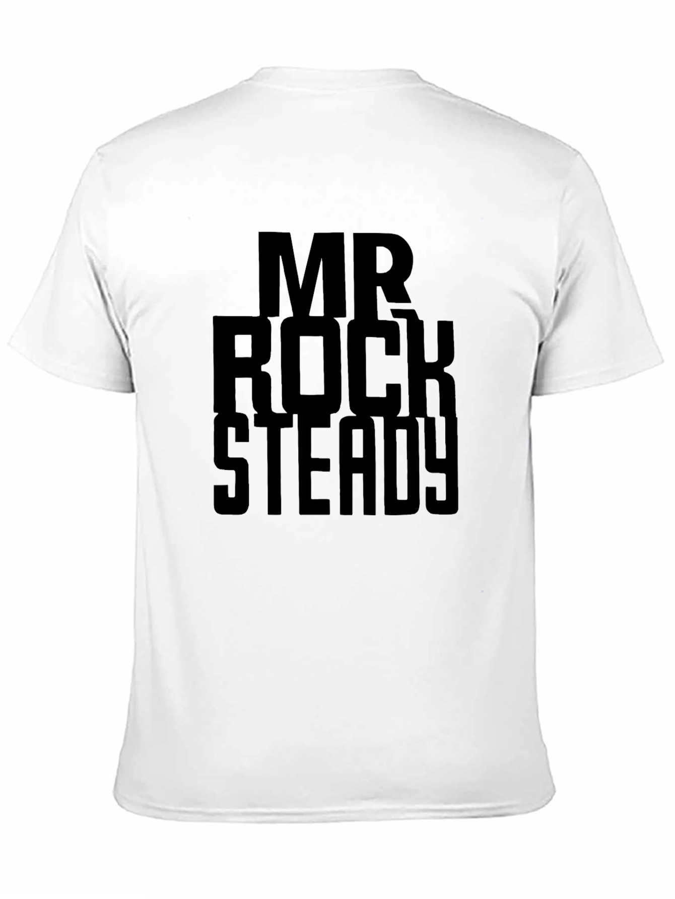 Mr. Rock Steady Black Graphic Tee