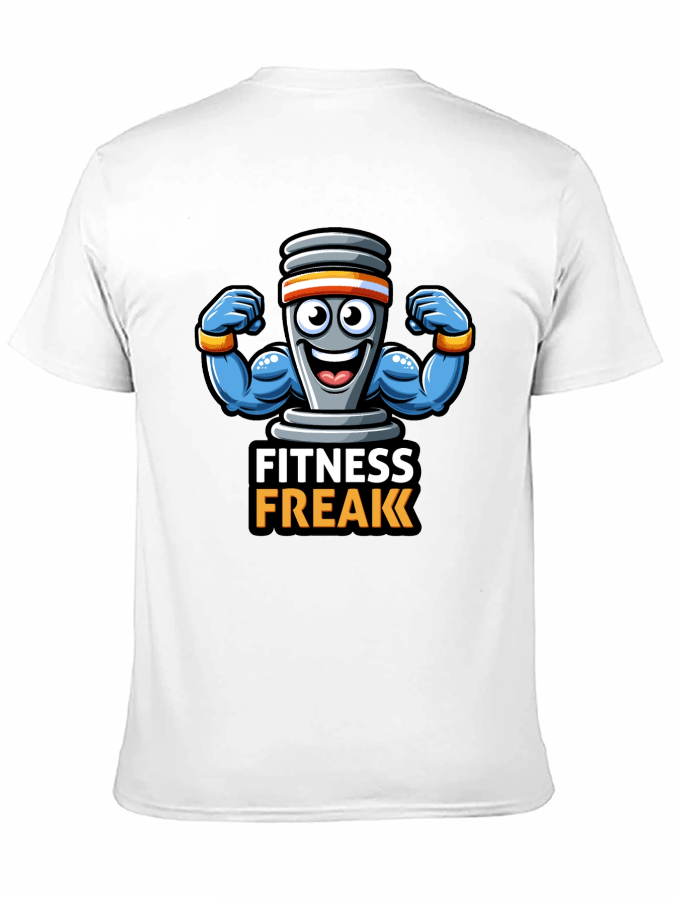 Fitness Freak Black Graphic Tee