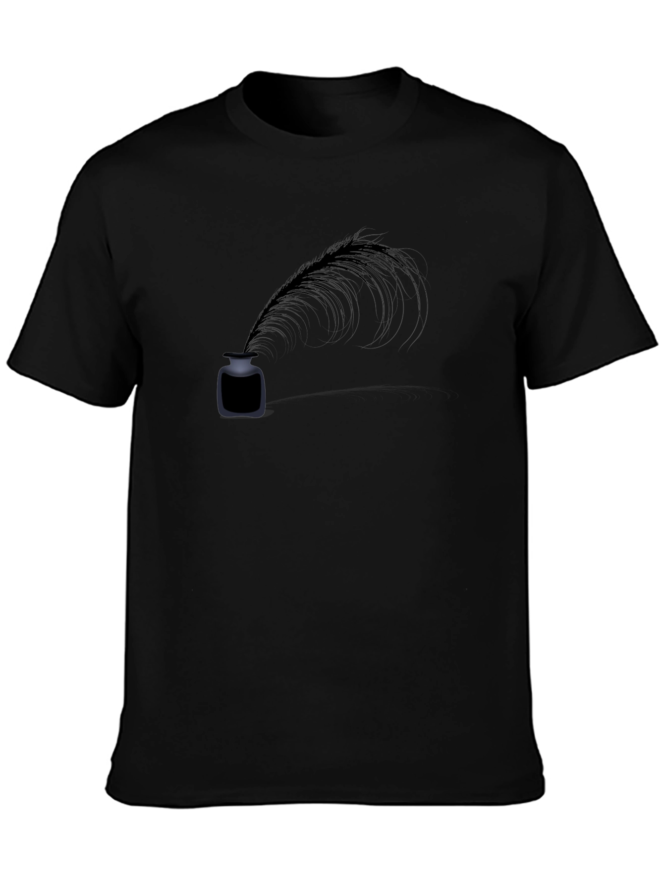 Inkwell Feather Graphic T-Shirt