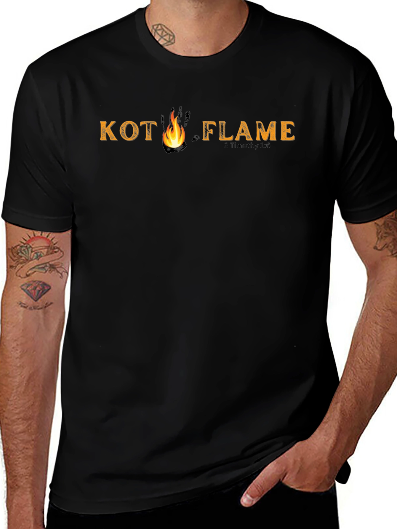 KOT Flame Graphic T-Shirt - Premium Cotton Blend