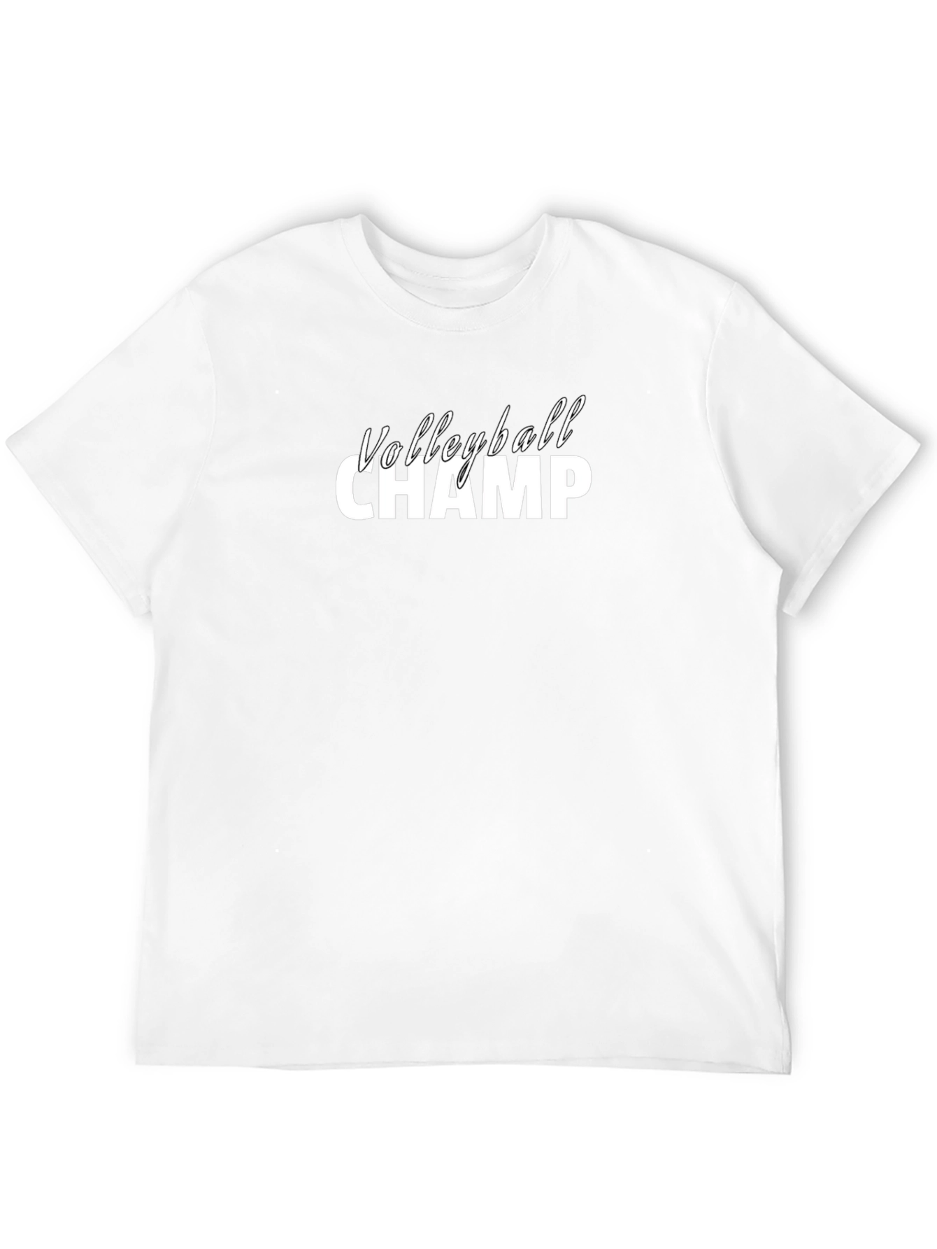 Volleyball Champ Graphic Tee - Black T-Shirt