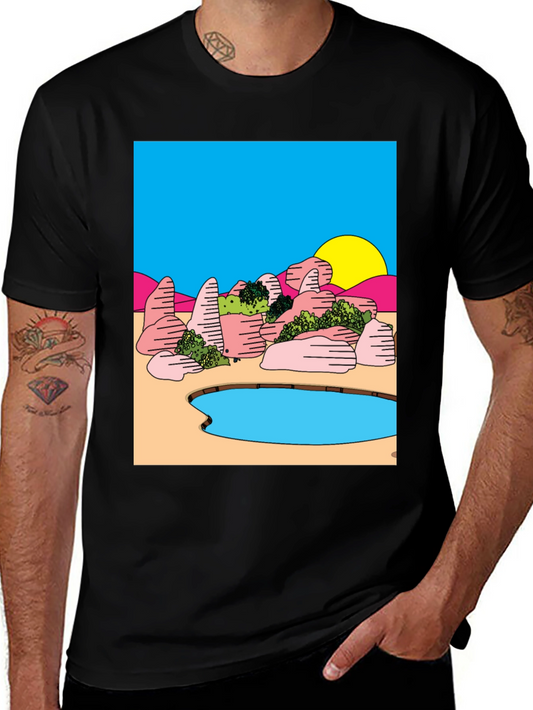 Surreal Landscape Graphic Tee