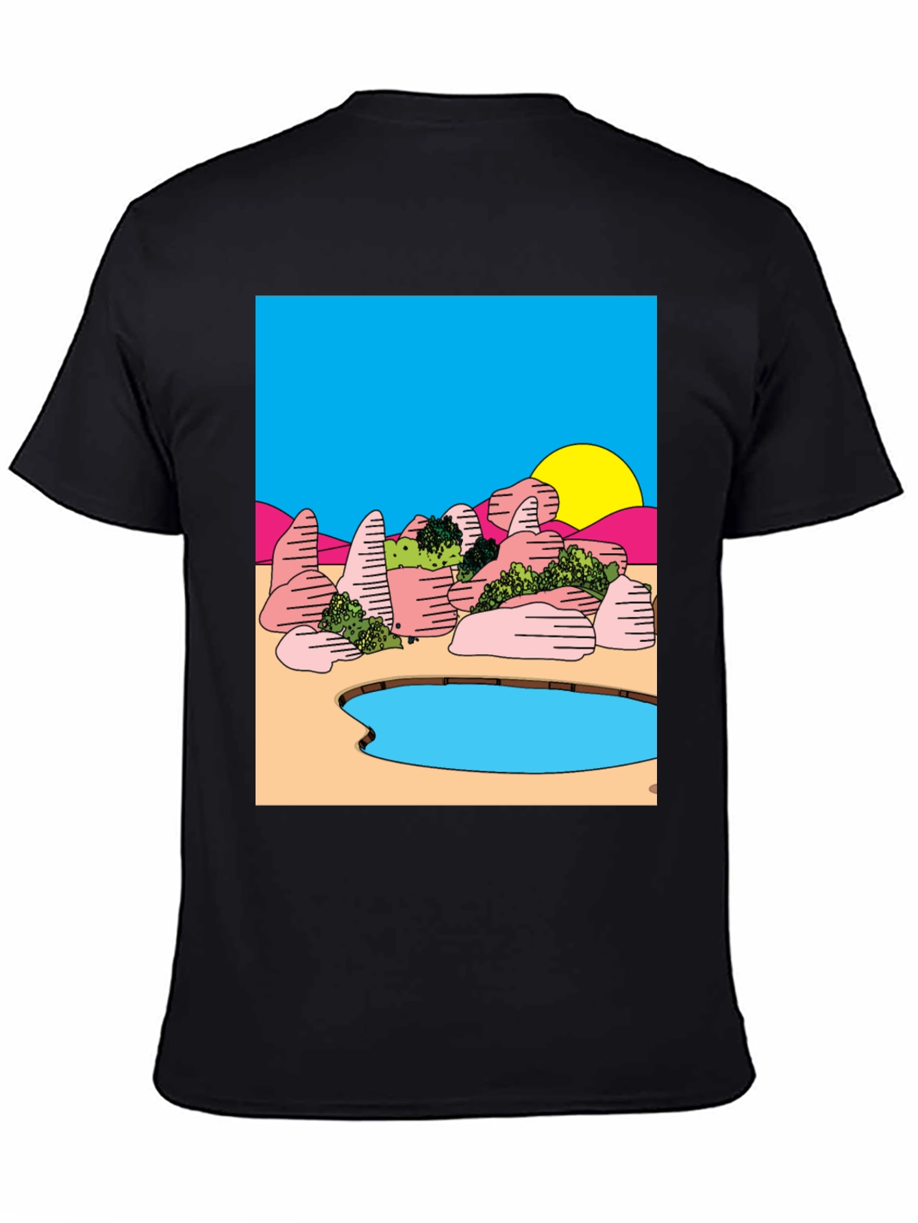 Surreal Landscape Graphic Tee