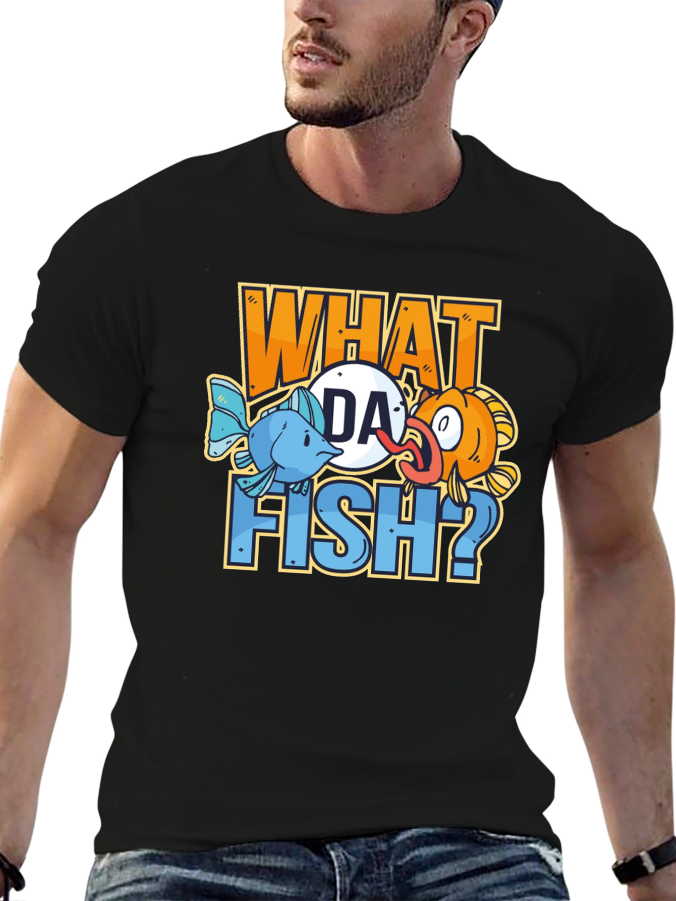 What Da Fish? Graphic Novelty Tee