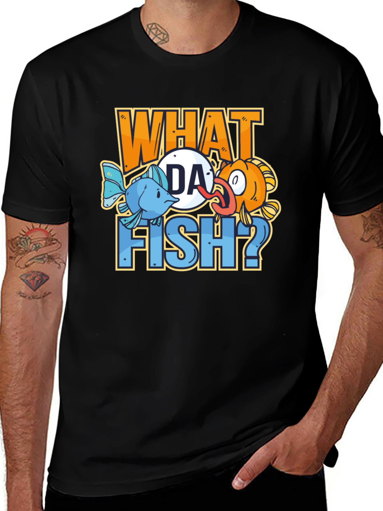 What Da Fish? Graphic Novelty Tee