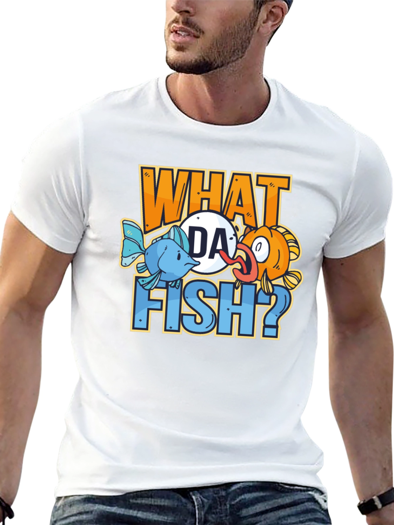 What Da Fish? Graphic Novelty Tee