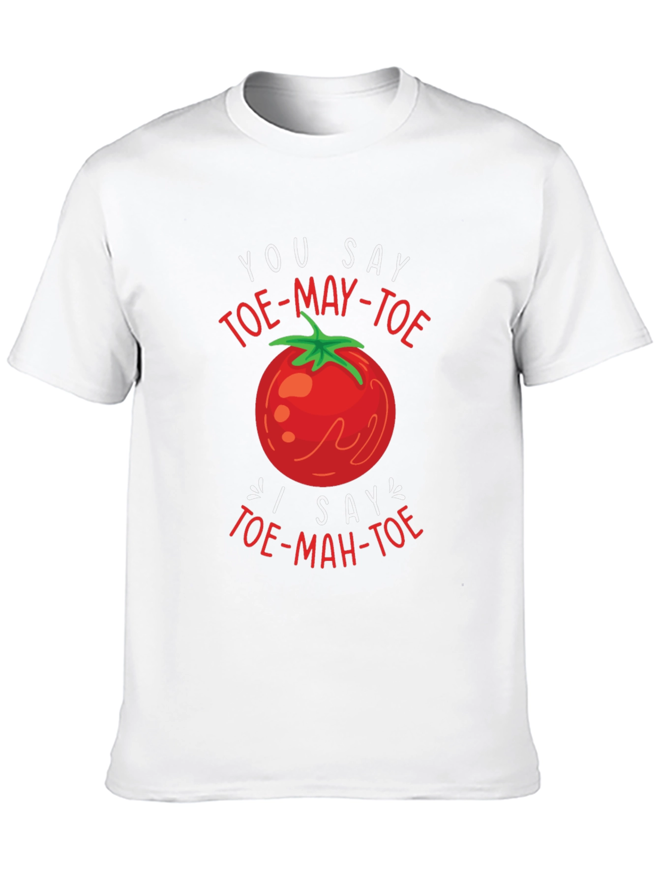 Tomato Pronunciation T-Shirt - Funny Foodie Tee