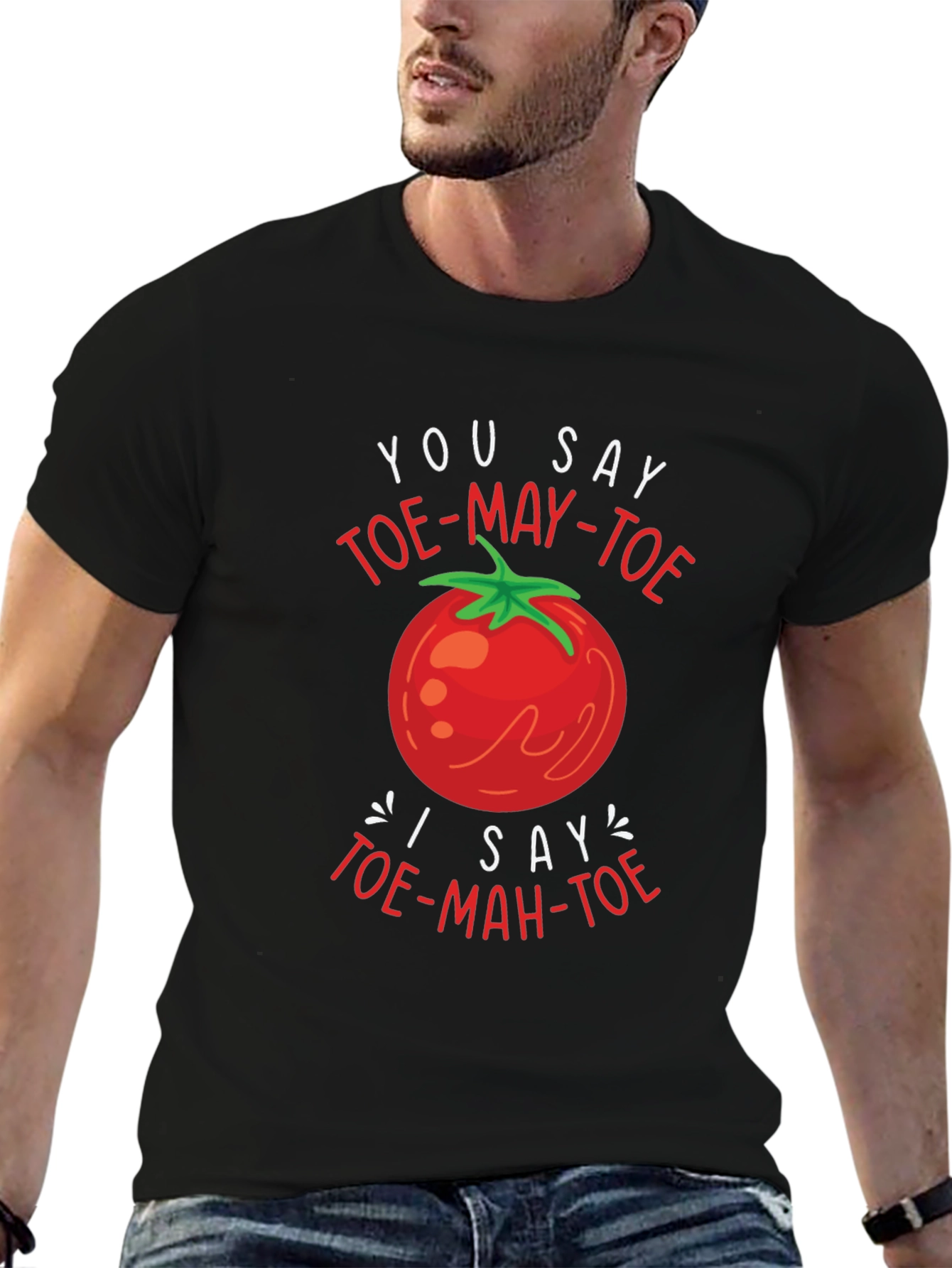 Tomato Pronunciation T-Shirt - Funny Foodie Tee