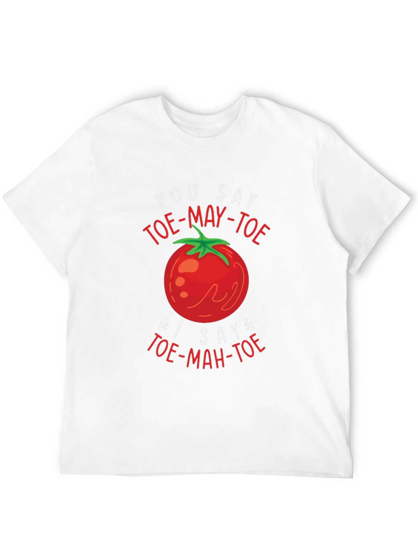 Tomato Pronunciation T-Shirt - Funny Foodie Tee