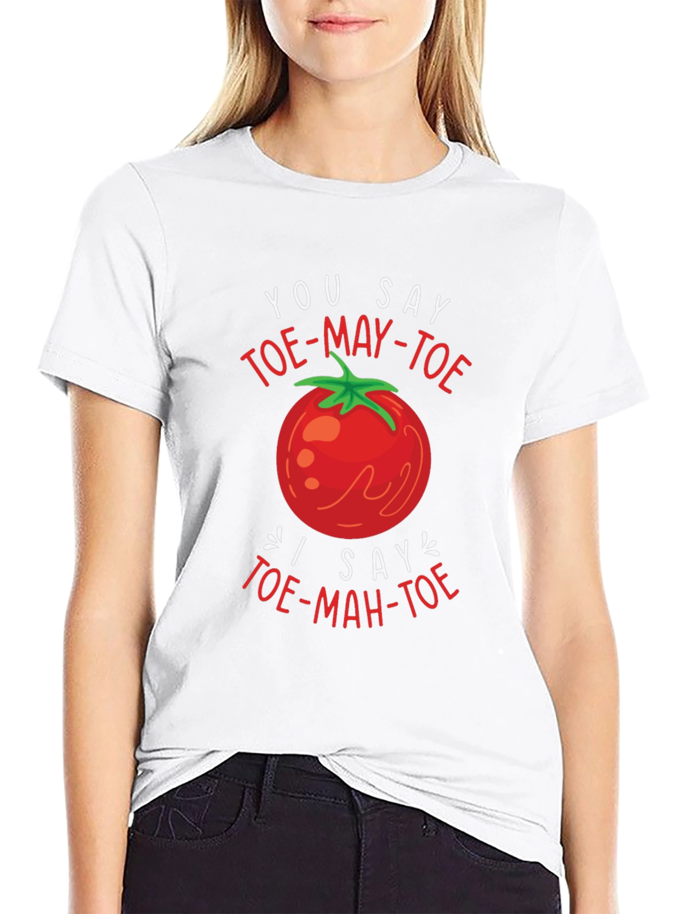 Tomato Pronunciation T-Shirt - Funny Foodie Tee