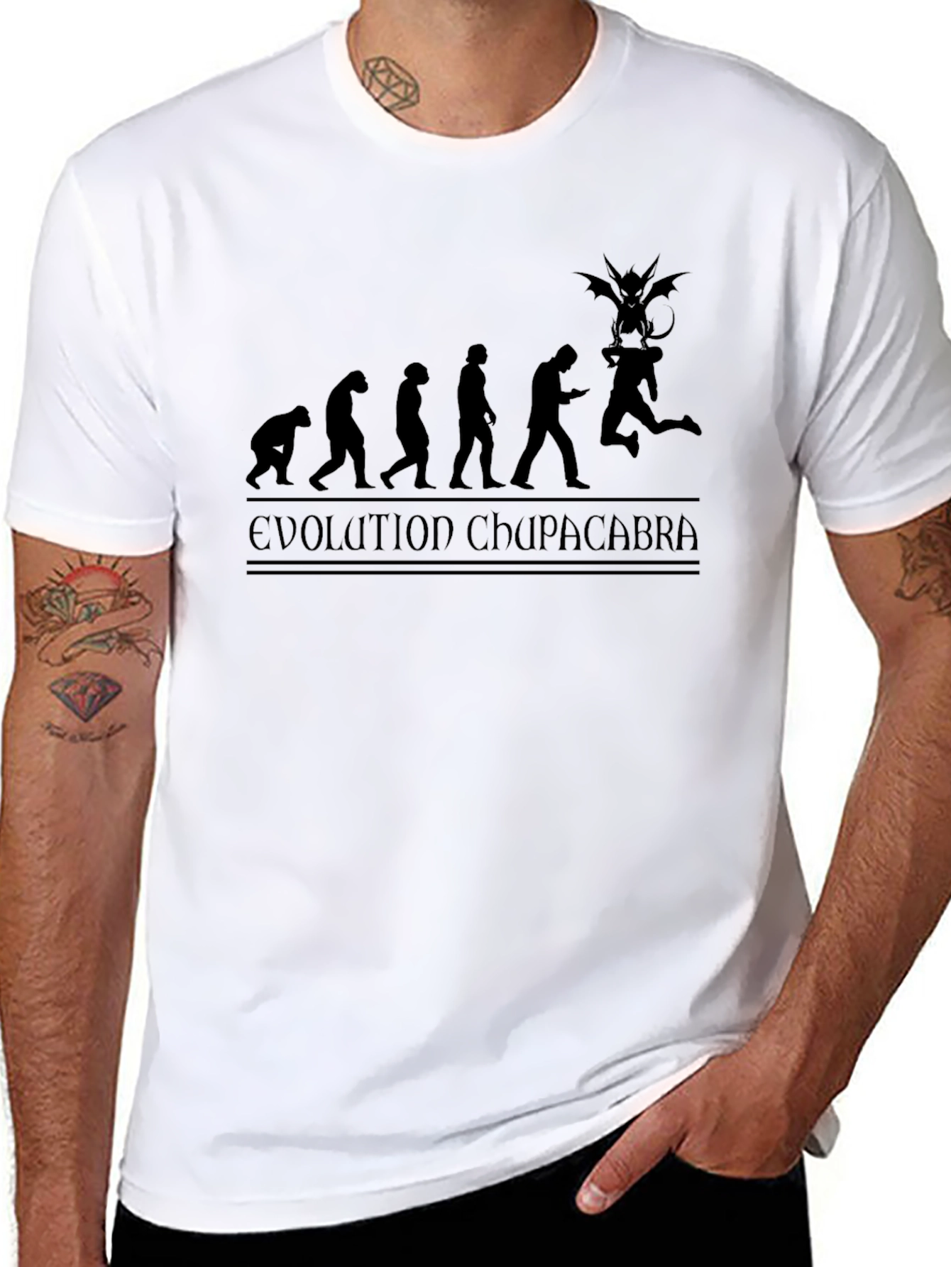 Evolution Chupacabra Graphic Tee - Black