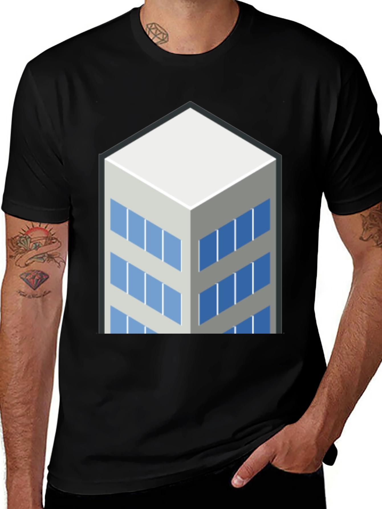 Modern Building T-Shirt - Architect Style Tee
