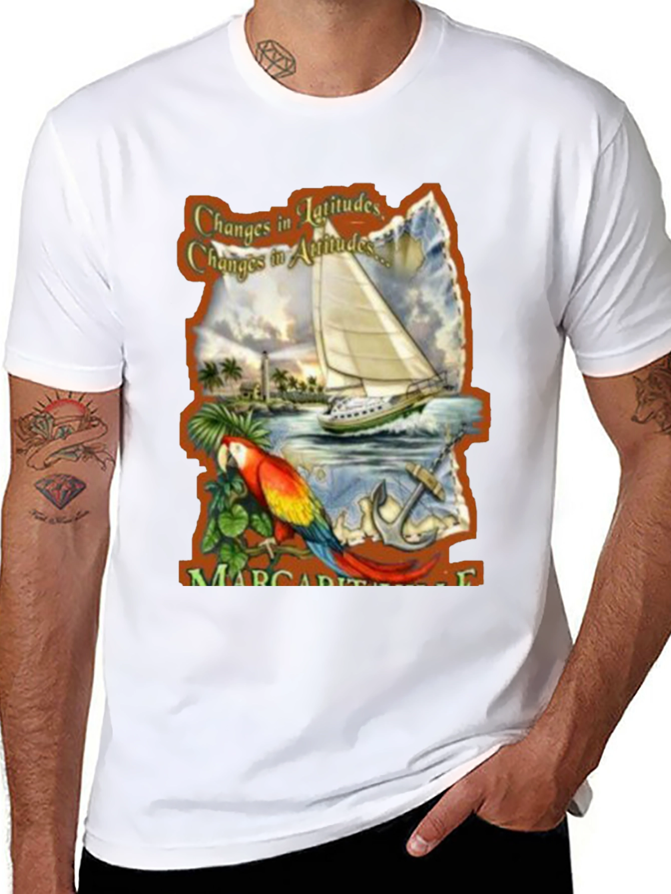 Margaritaville T-Shirt Changes in Latitudes Graphic Tee