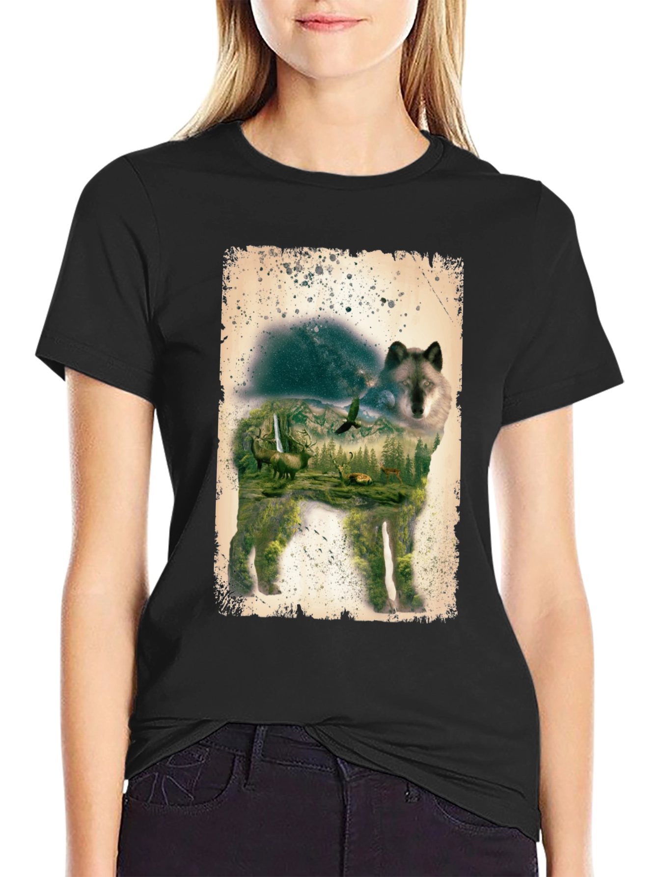 Wolf Wilderness Graphic Tee