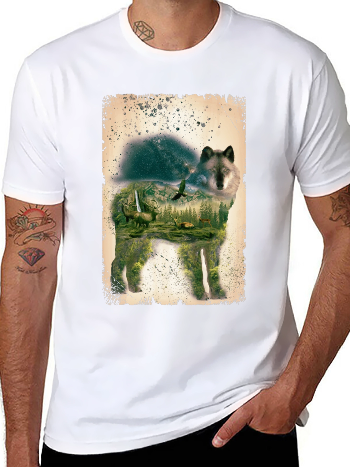 Wolf Wilderness Graphic Tee