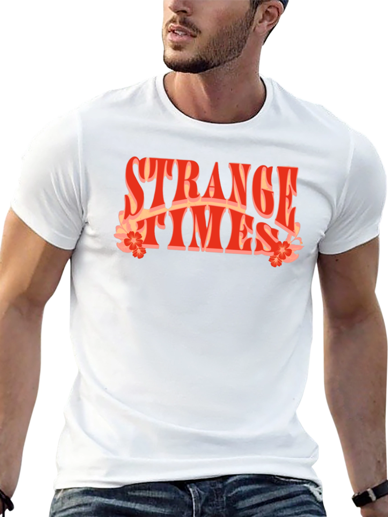 Strange Times Retro Graphic T-Shirt