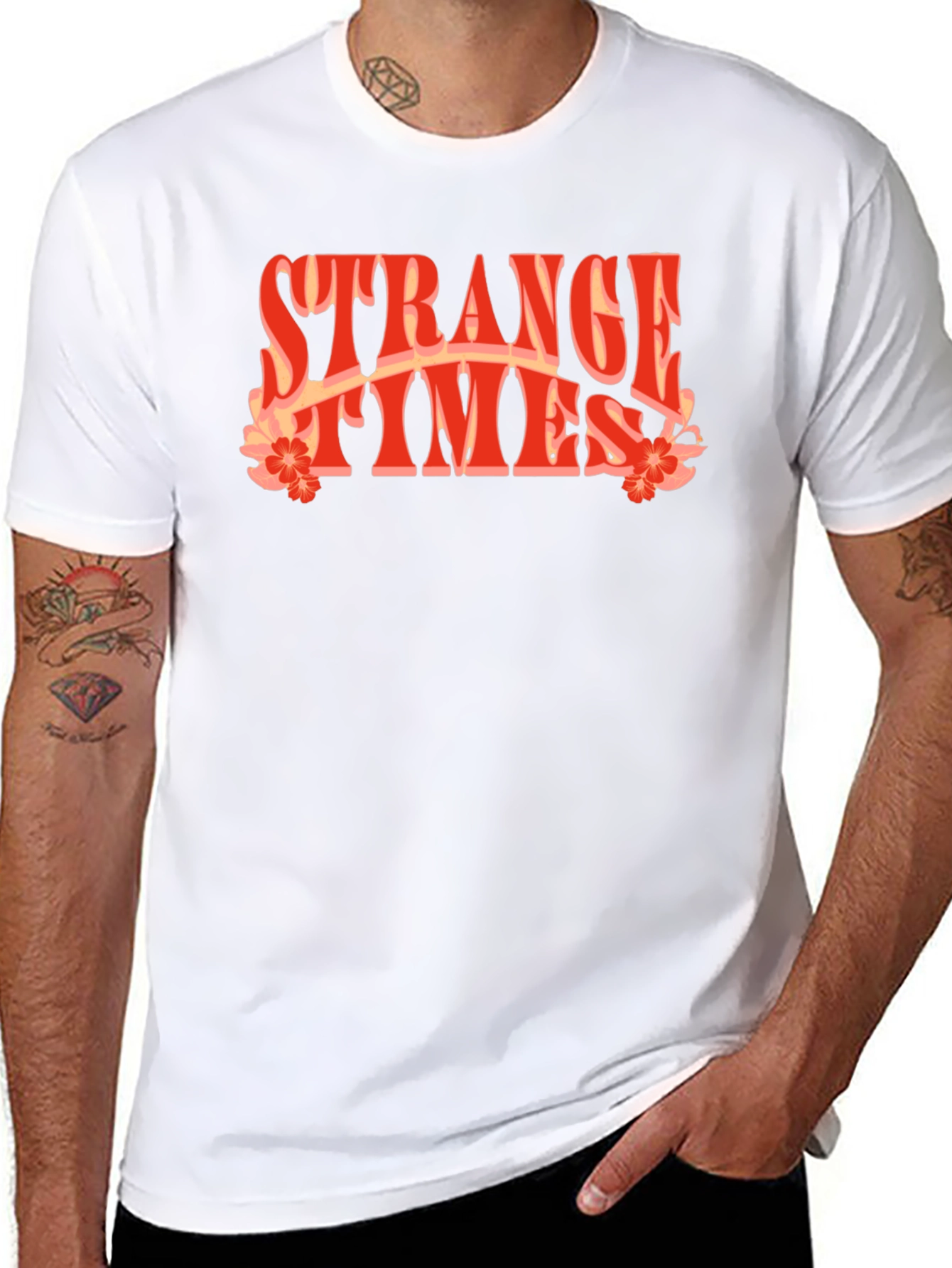 Strange Times Retro Graphic T-Shirt