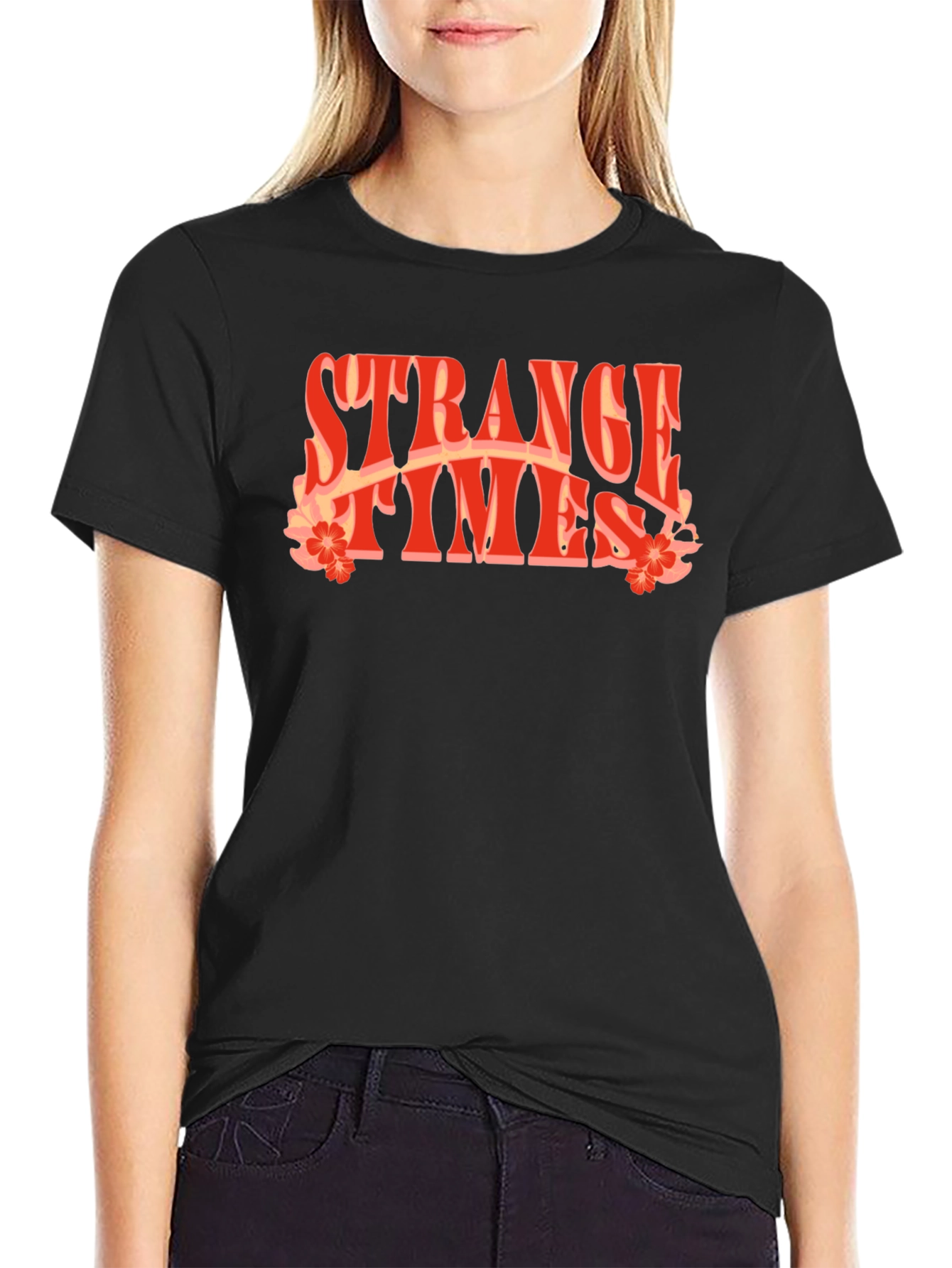 Strange Times Retro Graphic T-Shirt