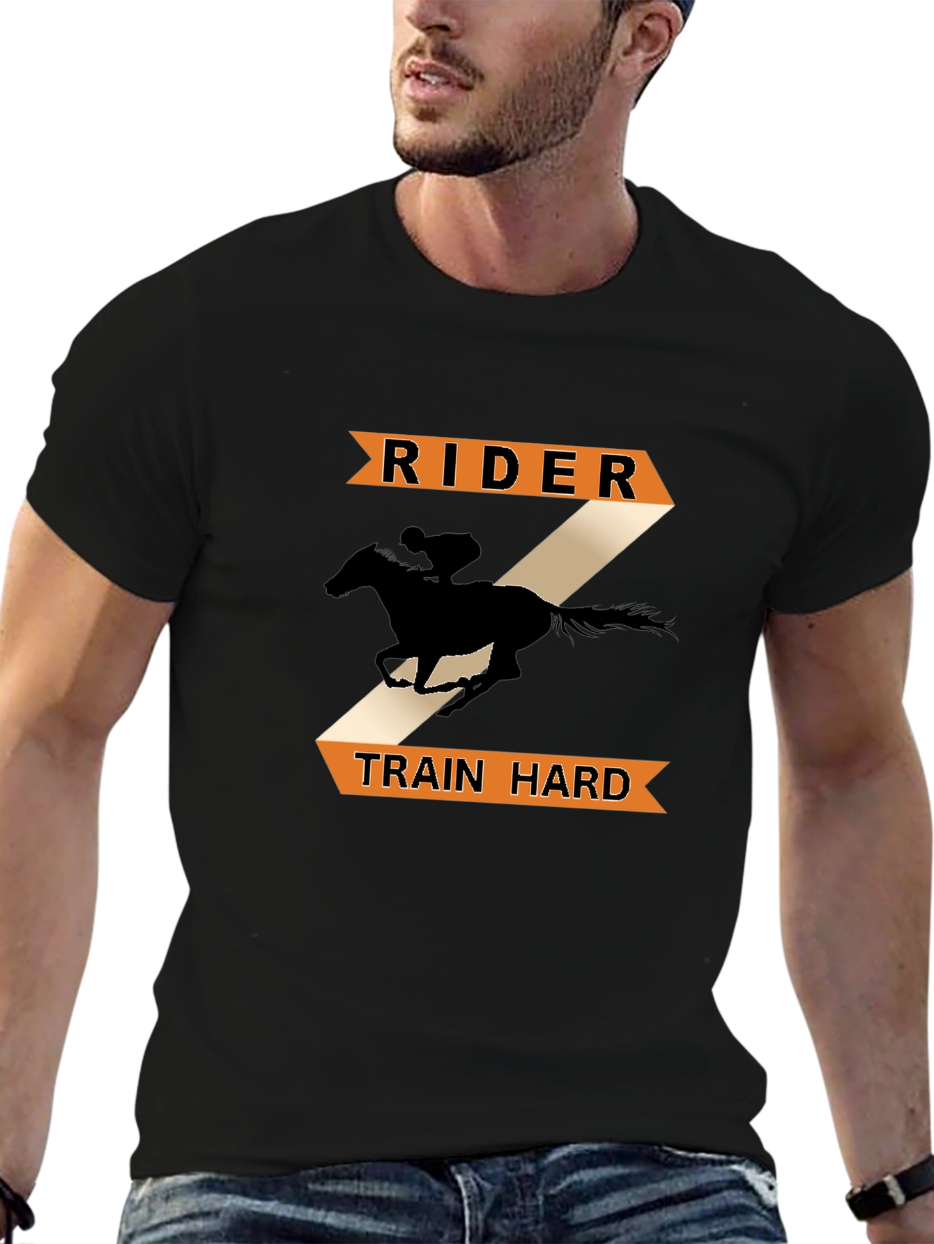 Rider Train Hard Horse T-Shirt