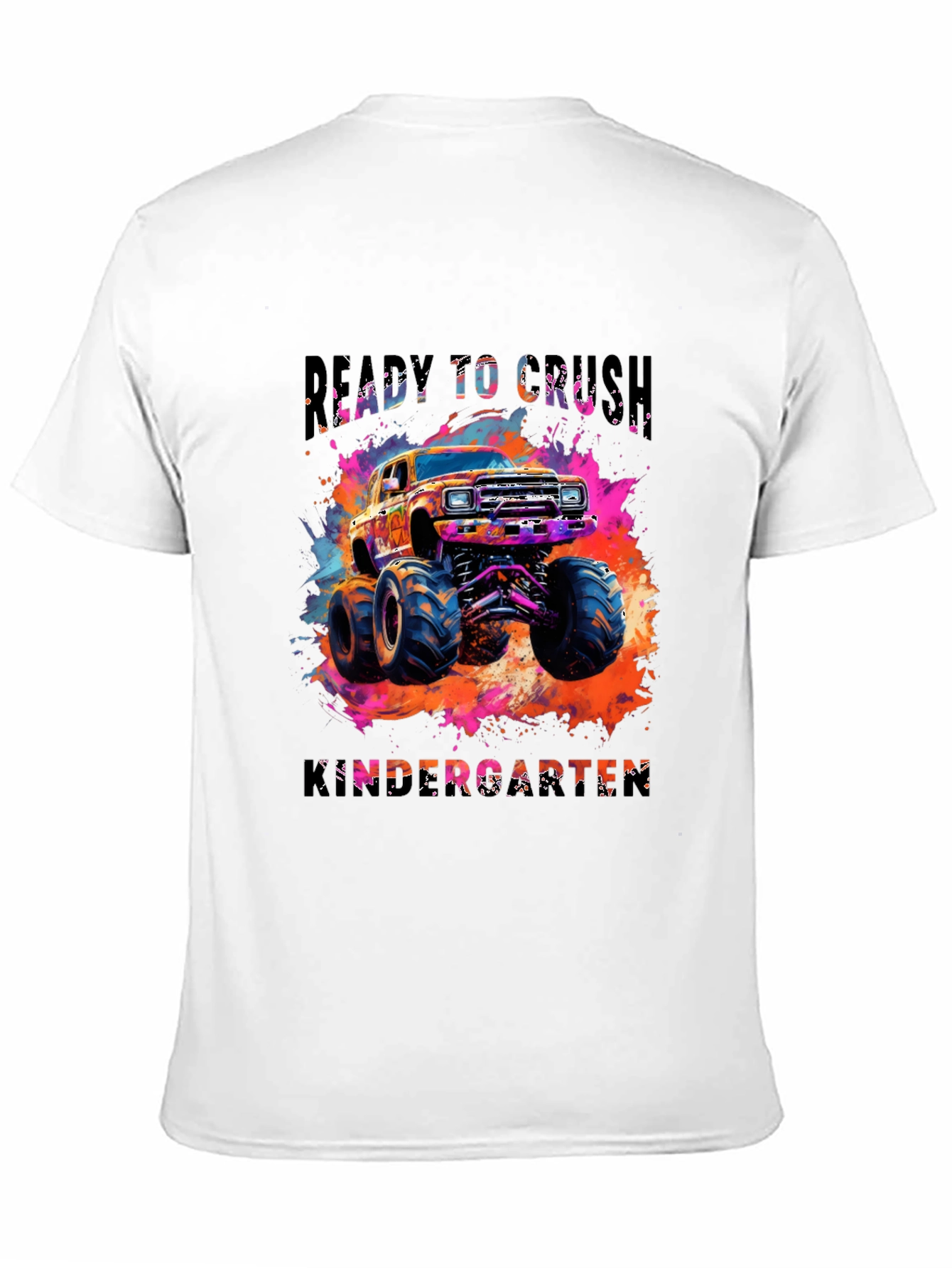 Ready to Crush Kindergarten Monster Truck Tee