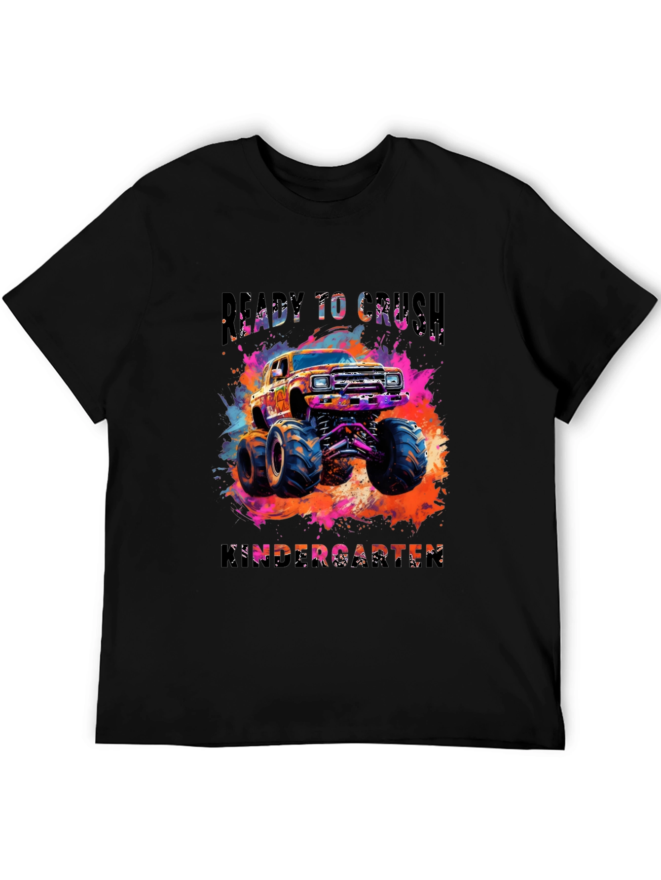 Ready to Crush Kindergarten Monster Truck Tee