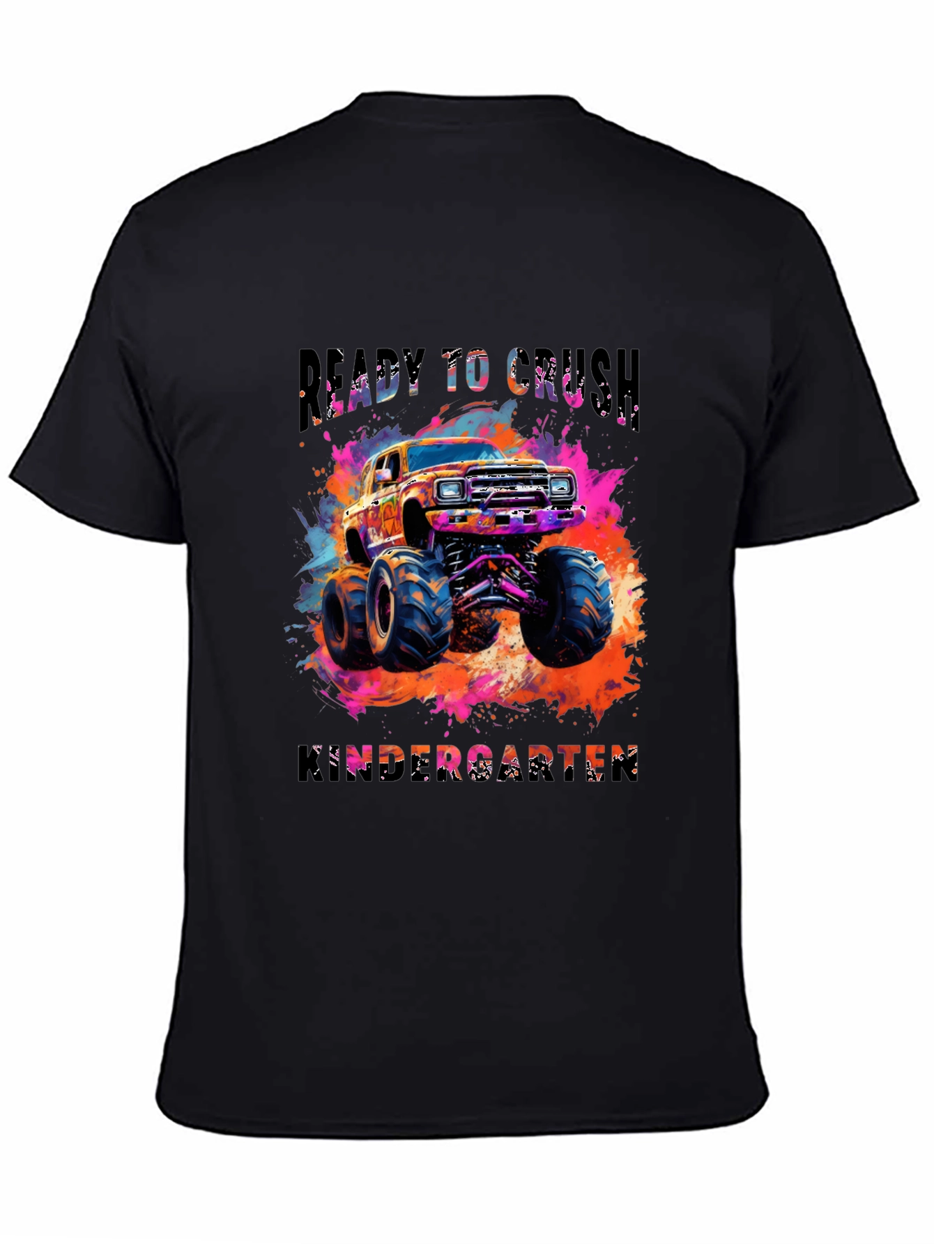 Ready to Crush Kindergarten Monster Truck Tee