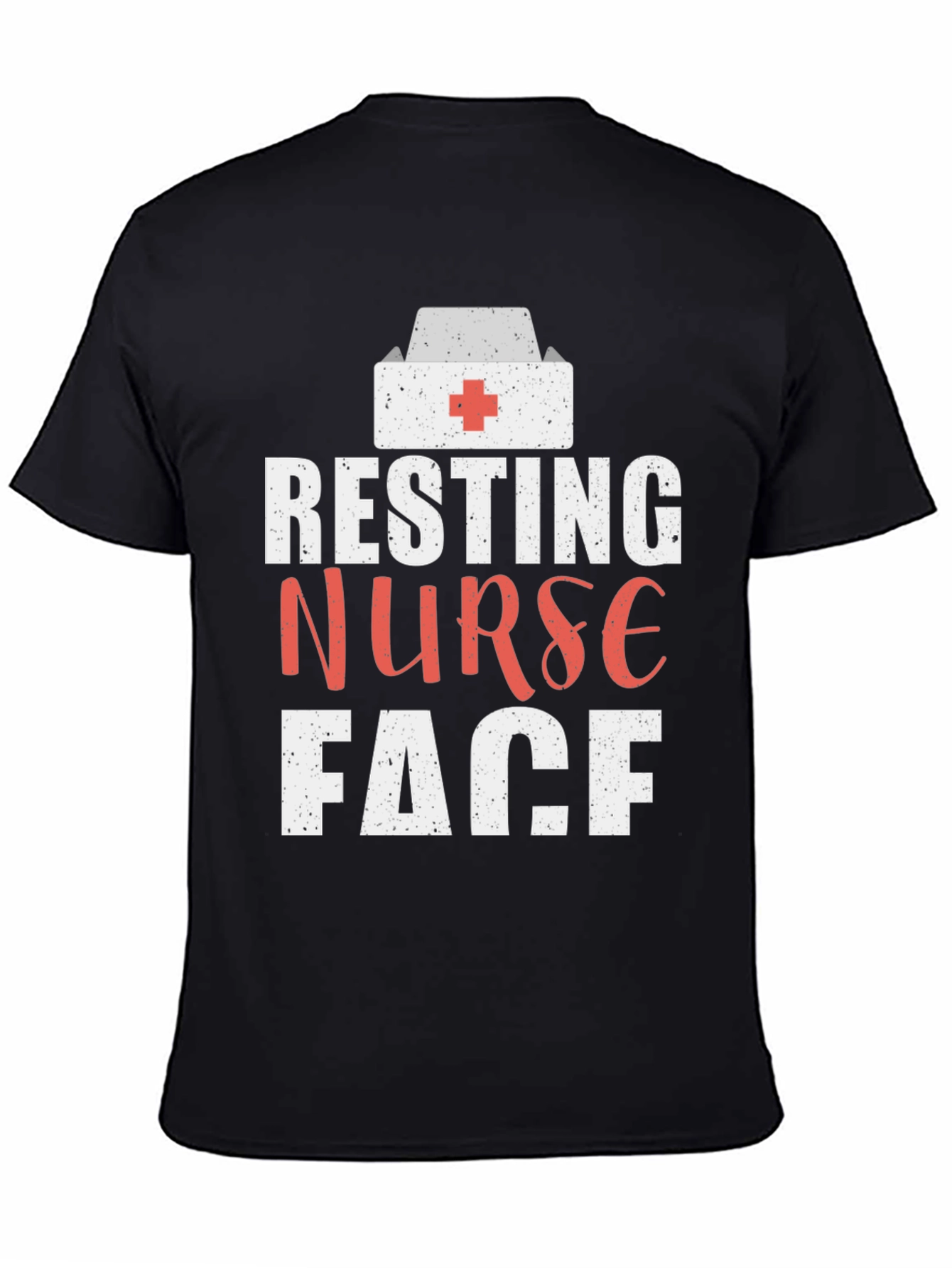 Resting Nurse Face Graphic T-Shirt