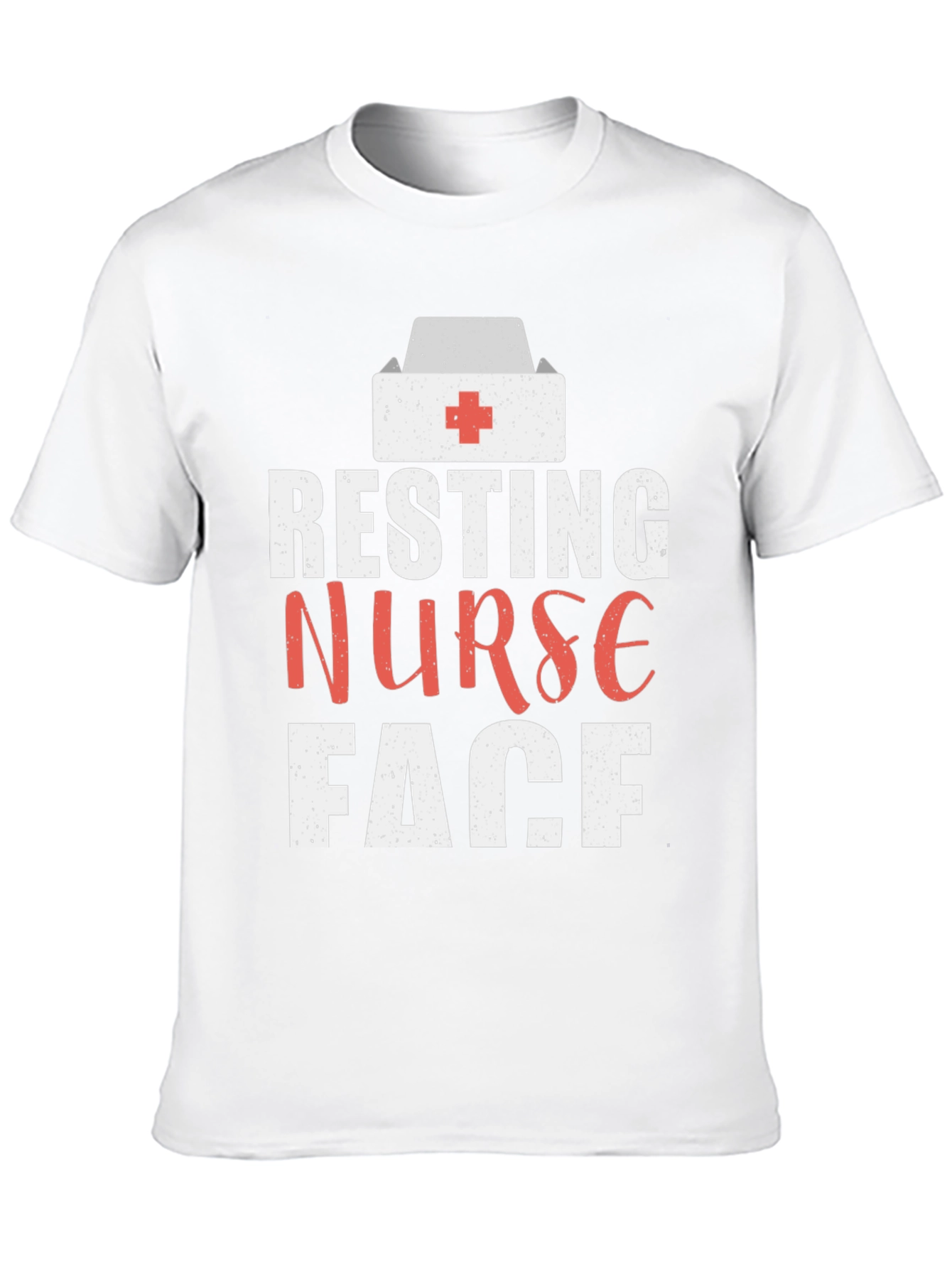 Resting Nurse Face Graphic T-Shirt