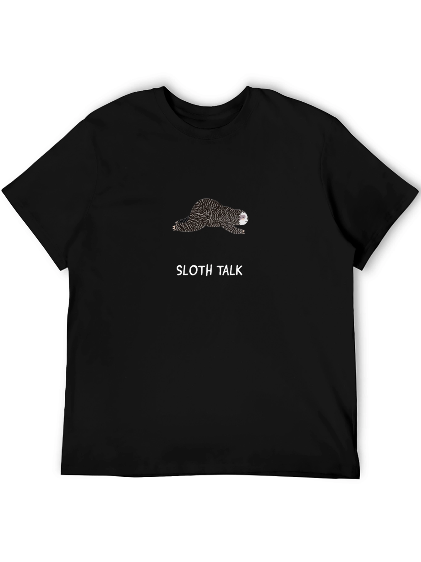 Sloth Talk Graphic T-Shirt - Relaxed Style