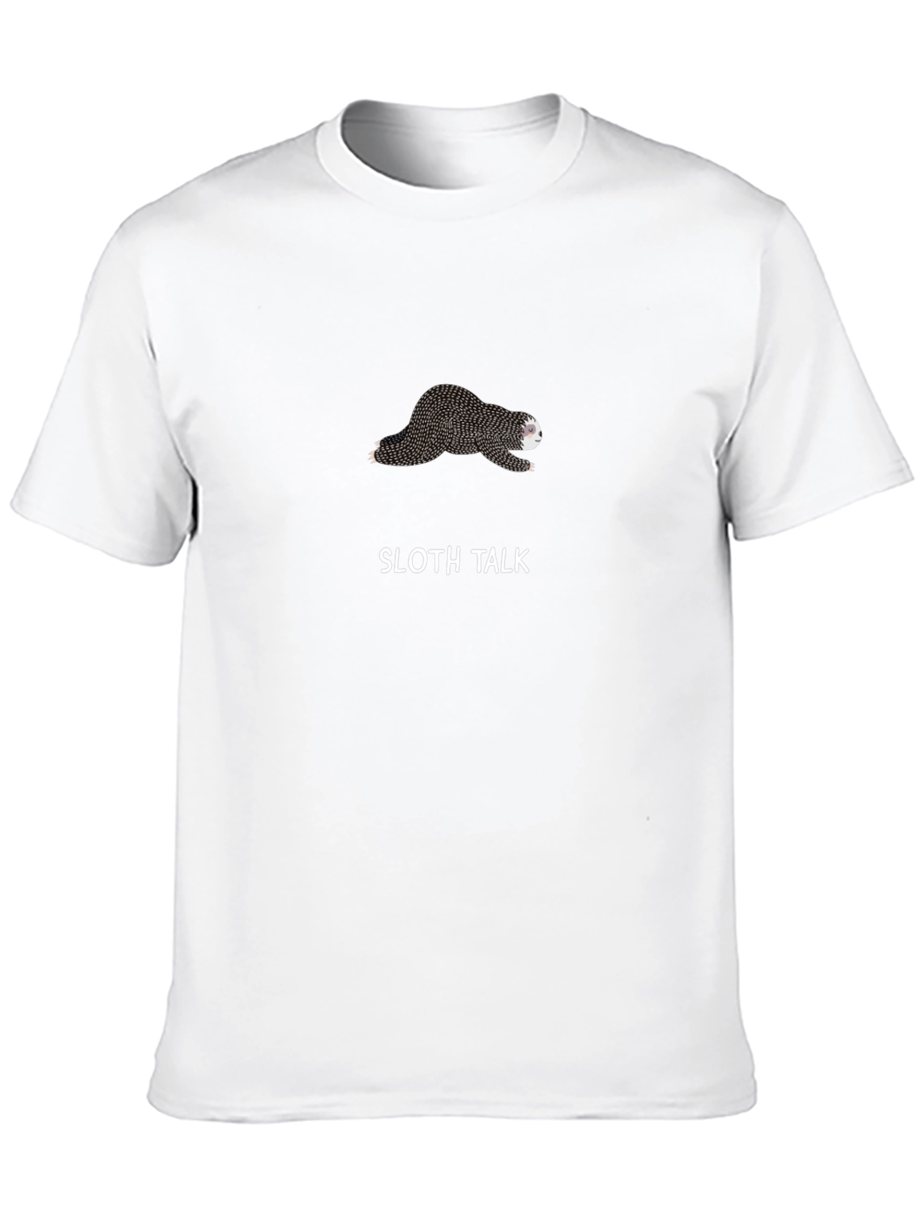 Sloth Talk Graphic T-Shirt - Relaxed Style