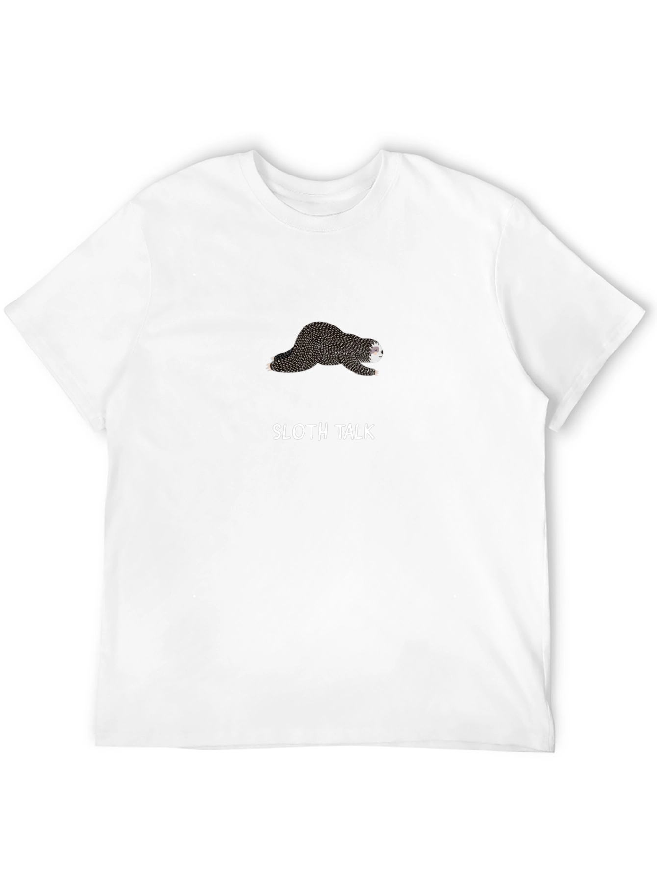 Sloth Talk Graphic T-Shirt - Relaxed Style