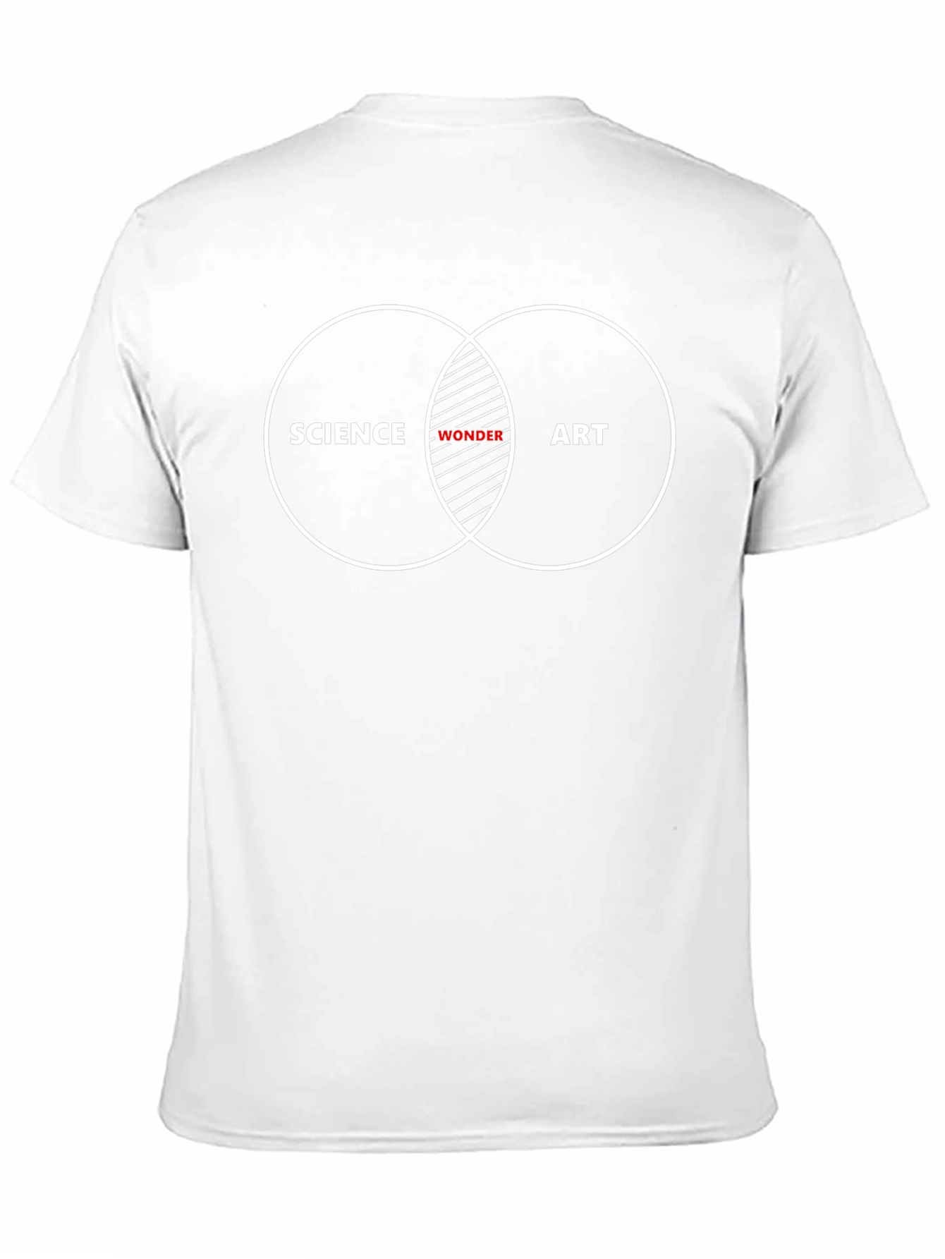 Science Art Wonder Venn Diagram Graphic Tee