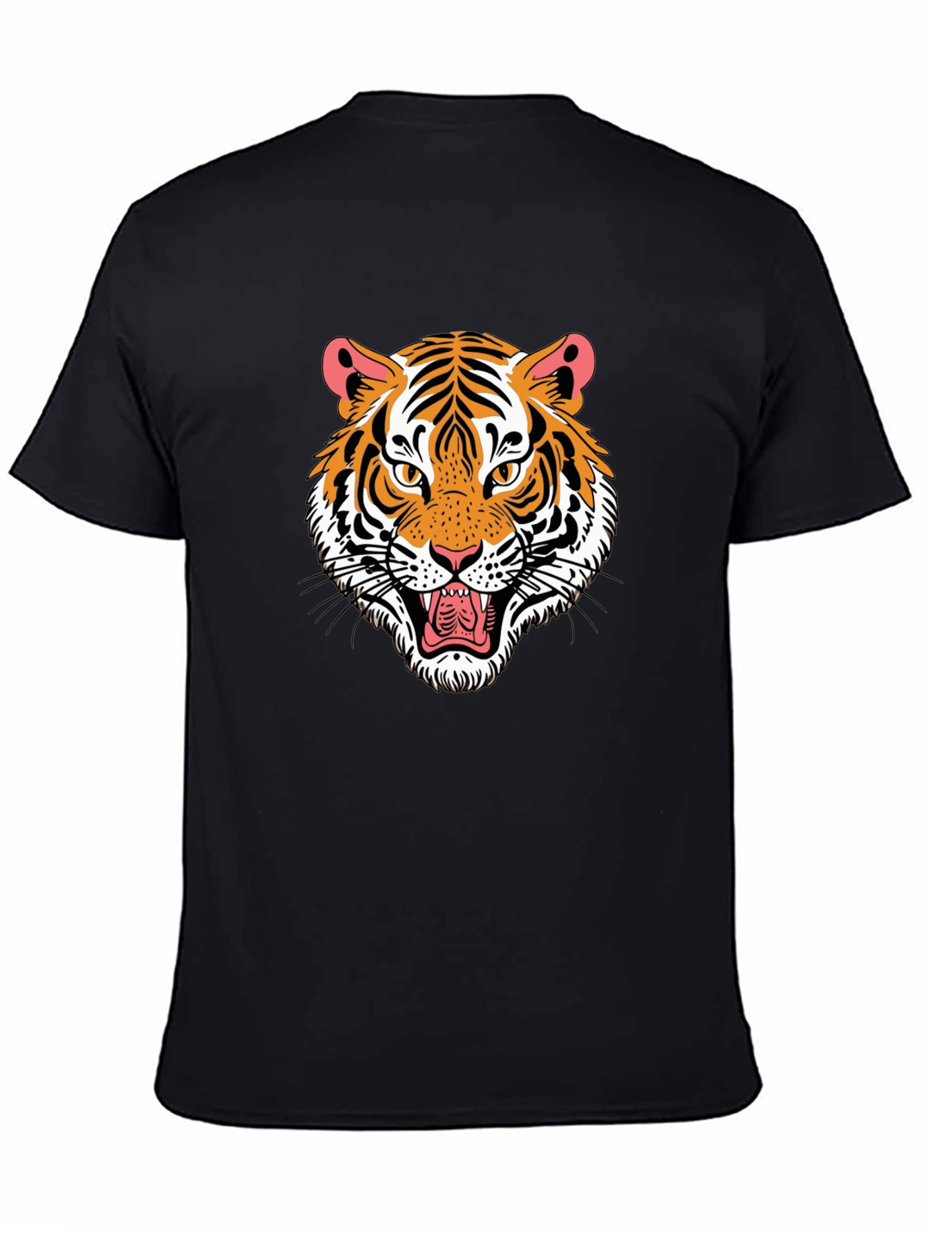 Tiger Graphic Black T-Shirt