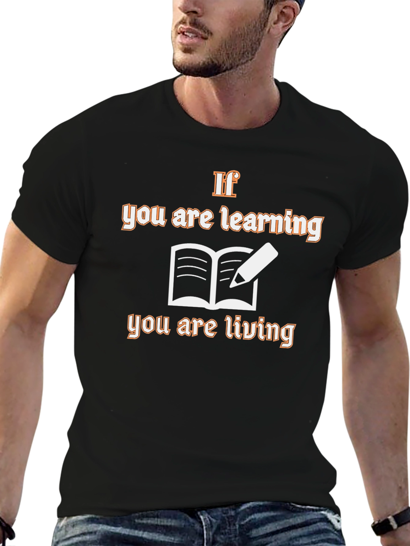 Learning is Living Graphic T-Shirt