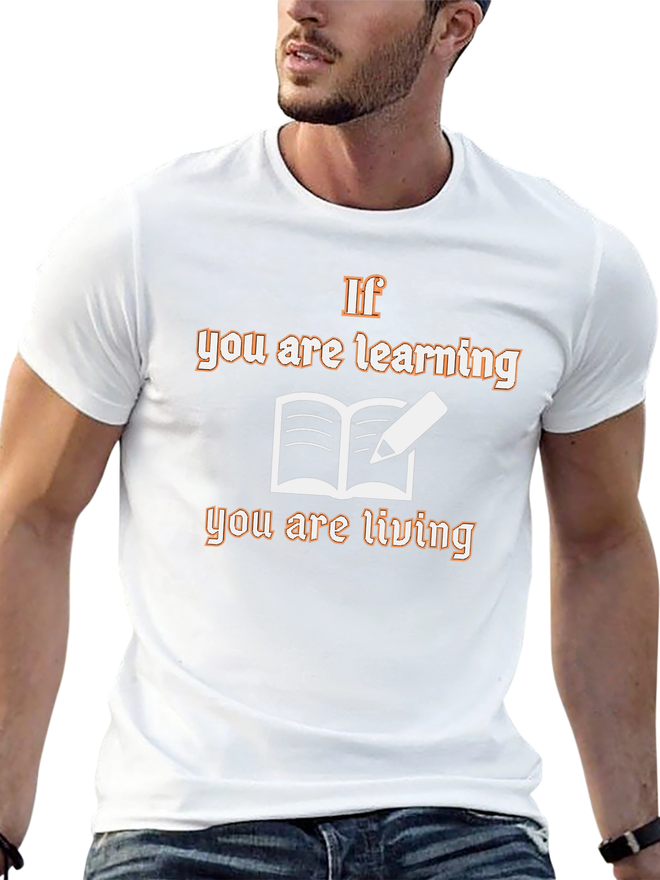 Learning is Living Graphic T-Shirt