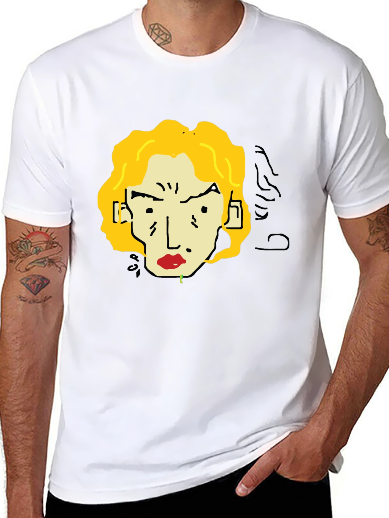 Funky Cartoon T-Shirt: Unique Graphic Tee