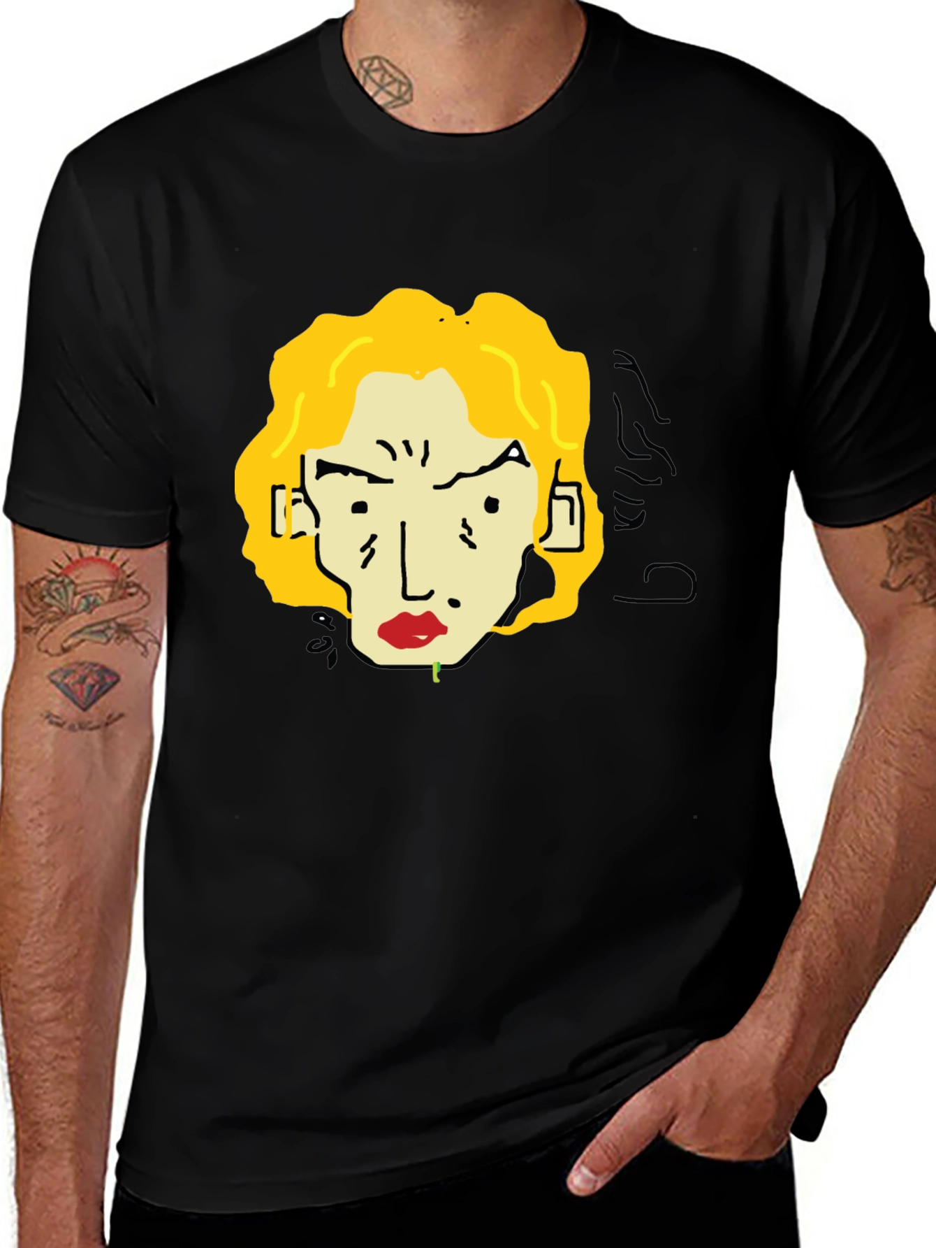 Funky Cartoon T-Shirt: Unique Graphic Tee