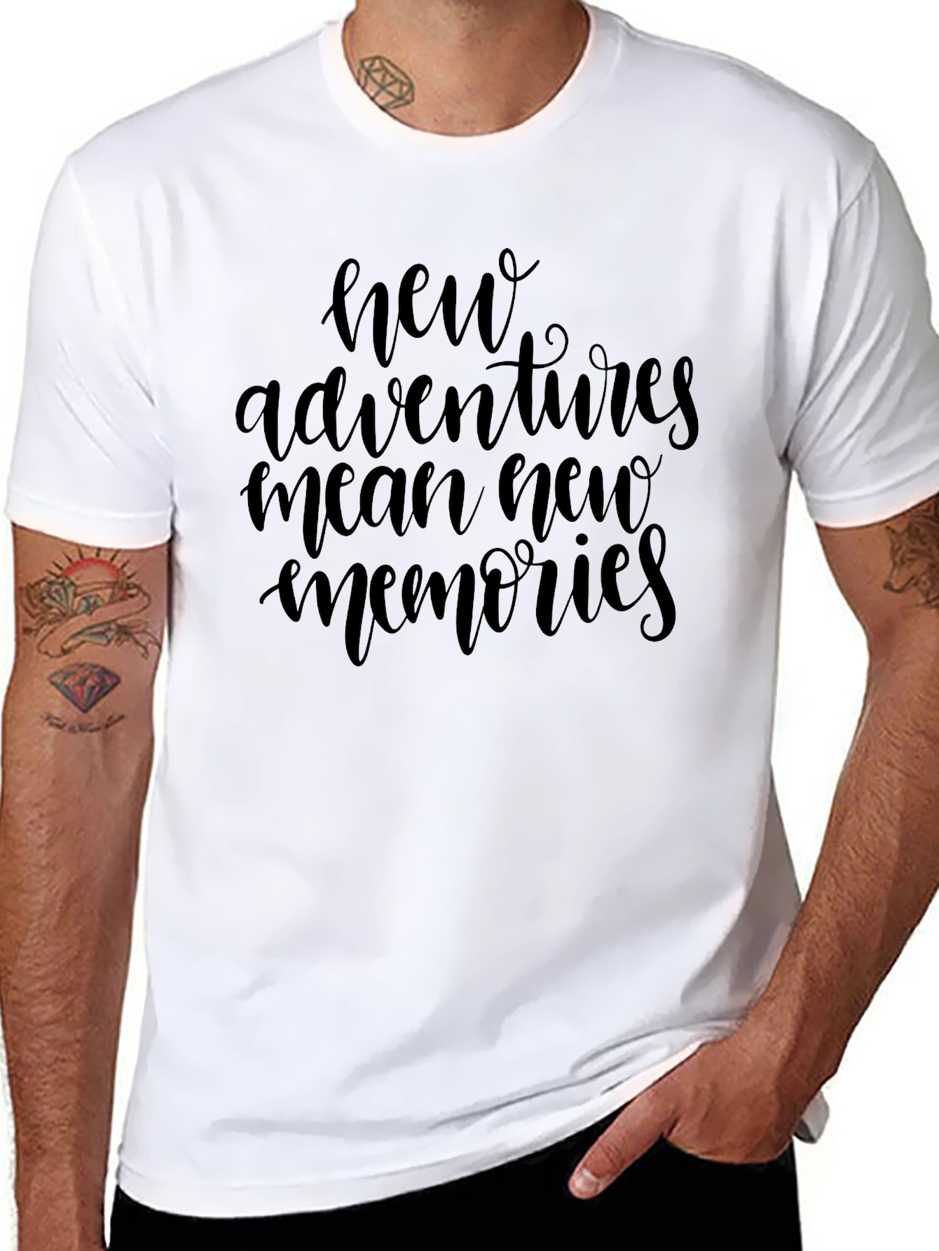 New Adventures Tee - Inspiring Graphic T-Shirt
