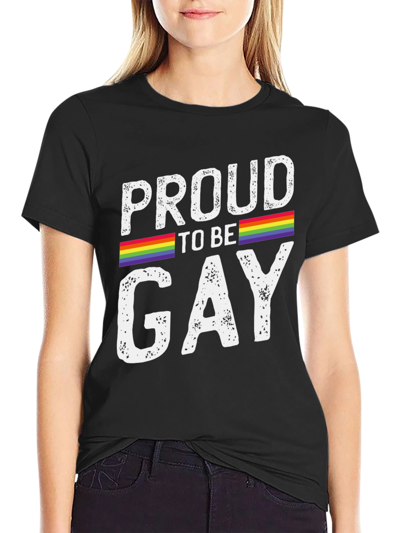 Proud to be Gay T-Shirt - Rainbow Pride