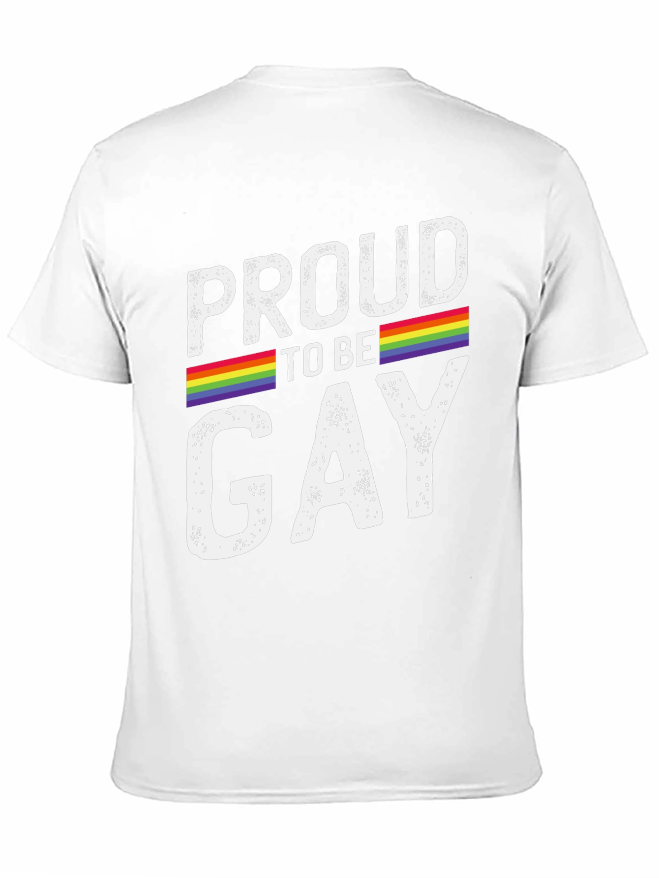 Proud to be Gay T-Shirt - Rainbow Pride