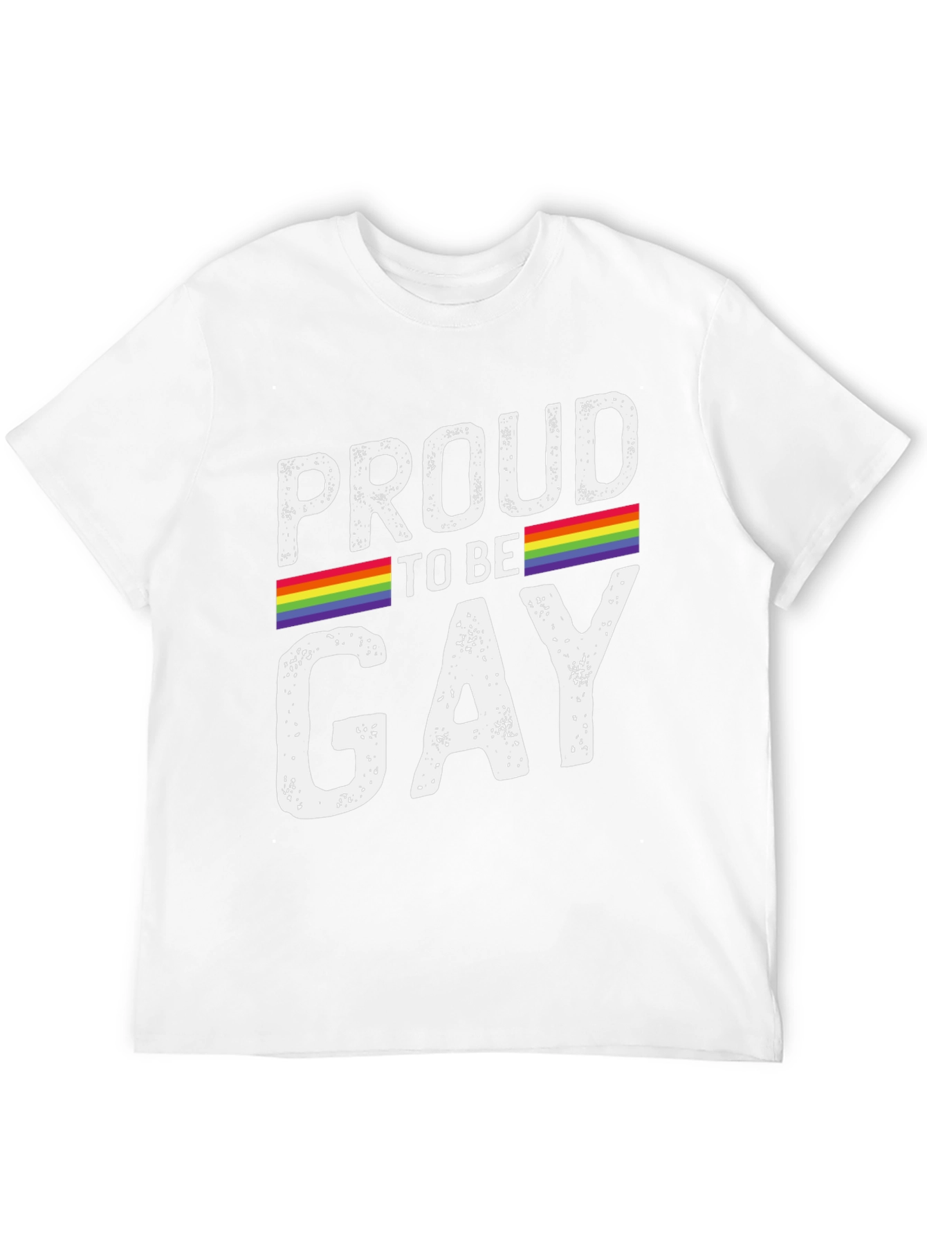 Proud to be Gay T-Shirt - Rainbow Pride