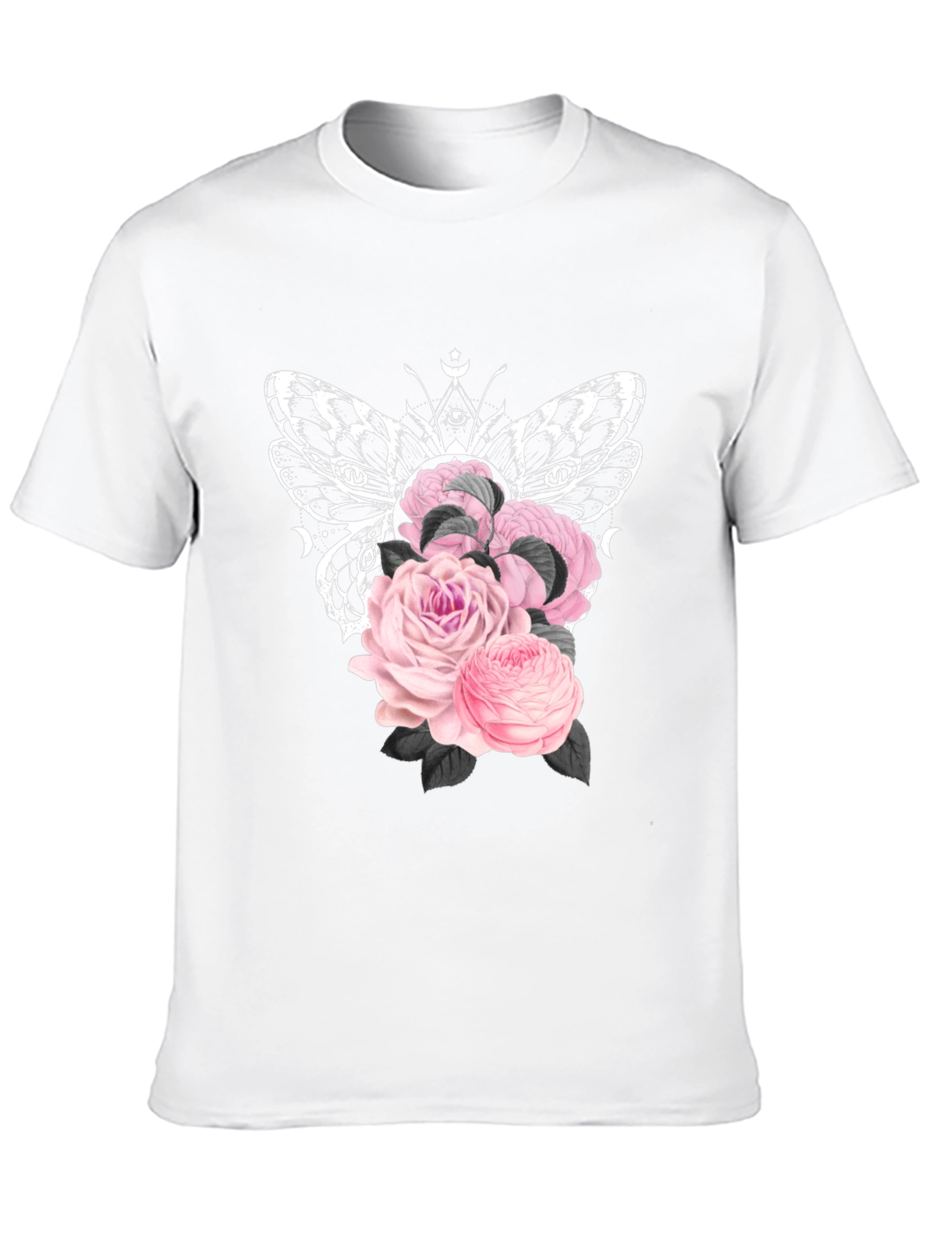 Butterfly Roses Graphic Tee